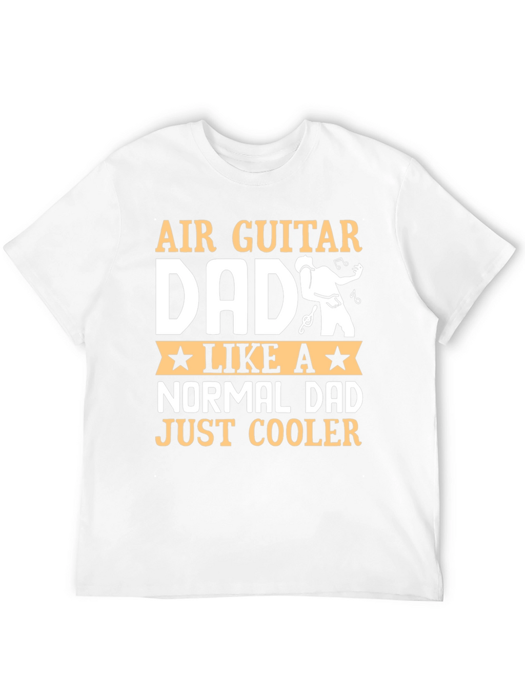 Air Guitar Dad T-Shirt - Cool Dad Gift