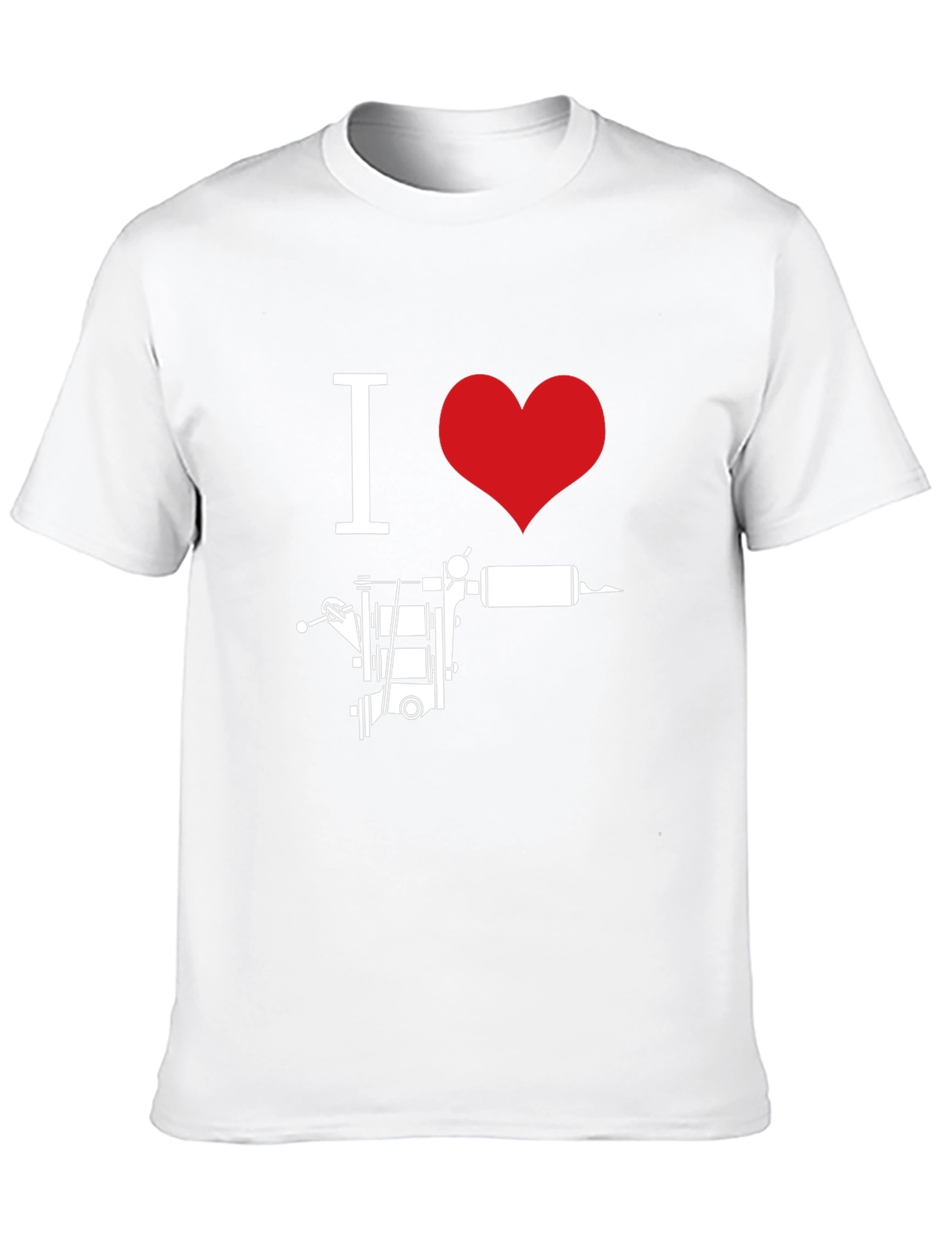 I Heart Tattoo T-Shirt - Black Graphic Tee