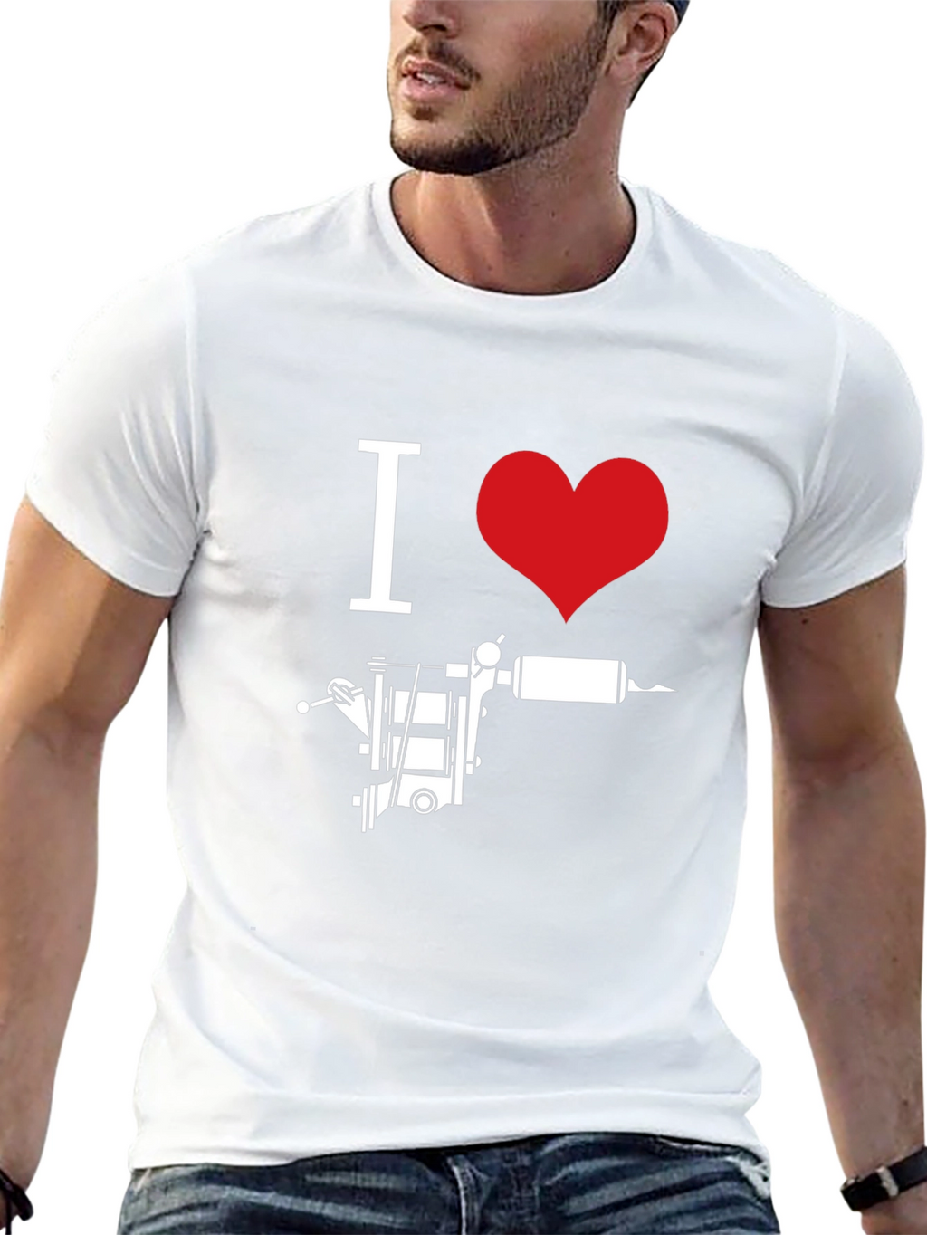 I Heart Tattoo T-Shirt - Black Graphic Tee