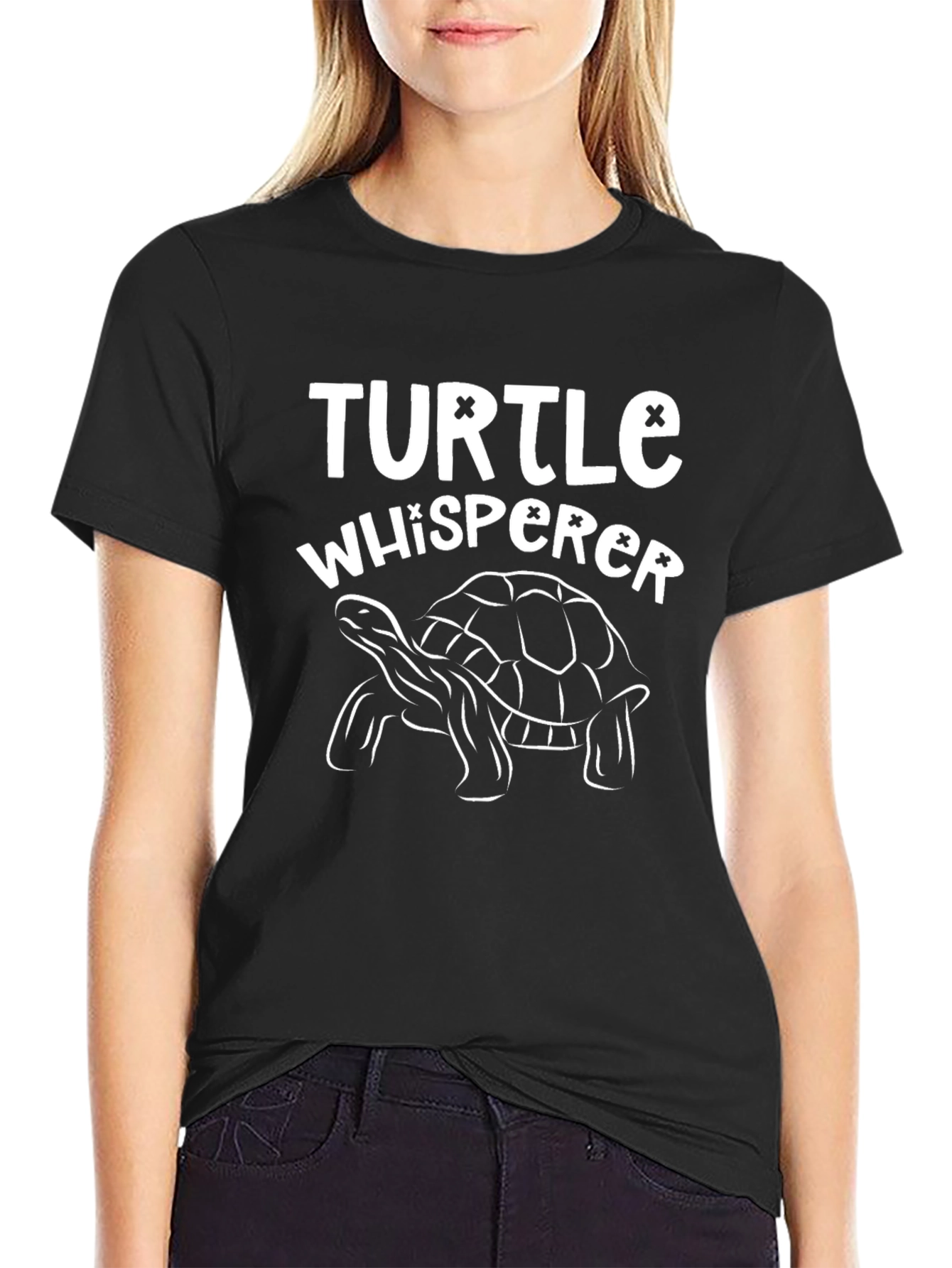 Turtle Whisperer Graphic Tee - Black