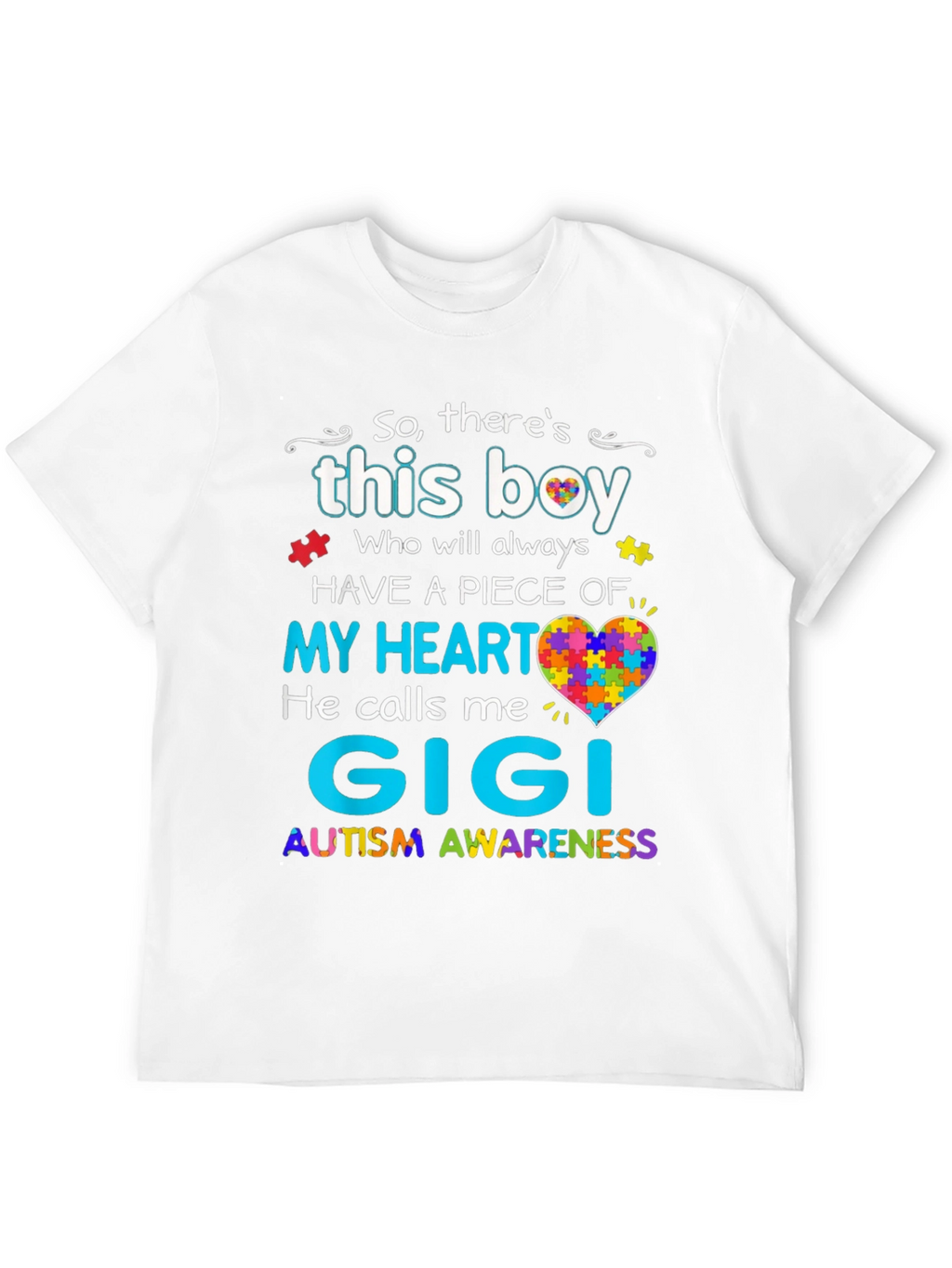 Autism Awareness Gigi T-Shirt