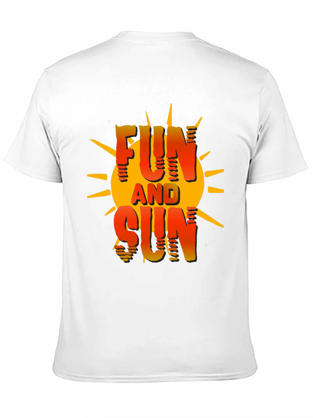 Fun and Sun Graphic T-Shirt - Black Cotton Tee