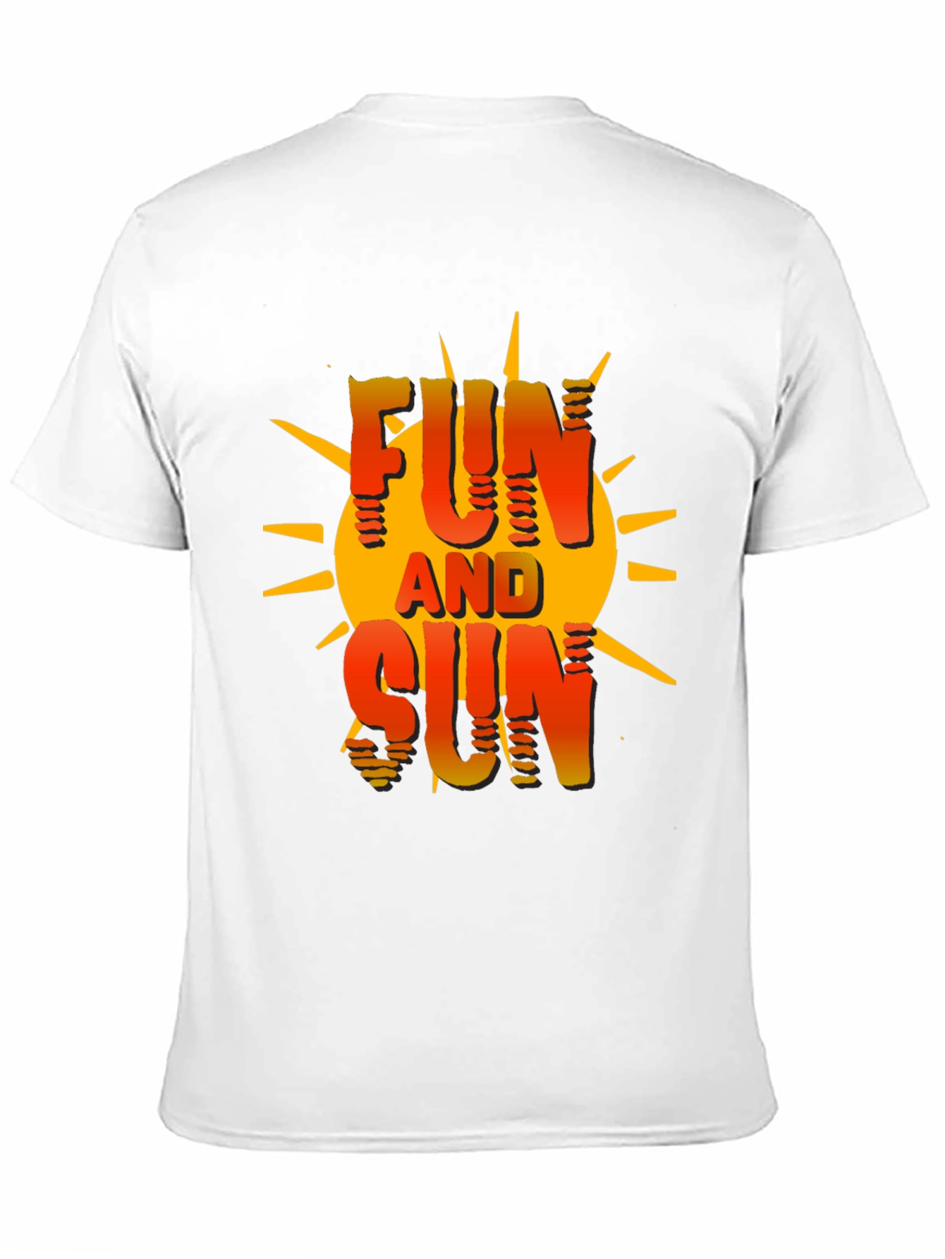 Fun and Sun Graphic T-Shirt - Black Cotton Tee