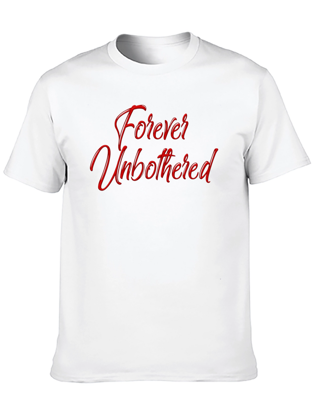 Forever Unbothered Black T-Shirt