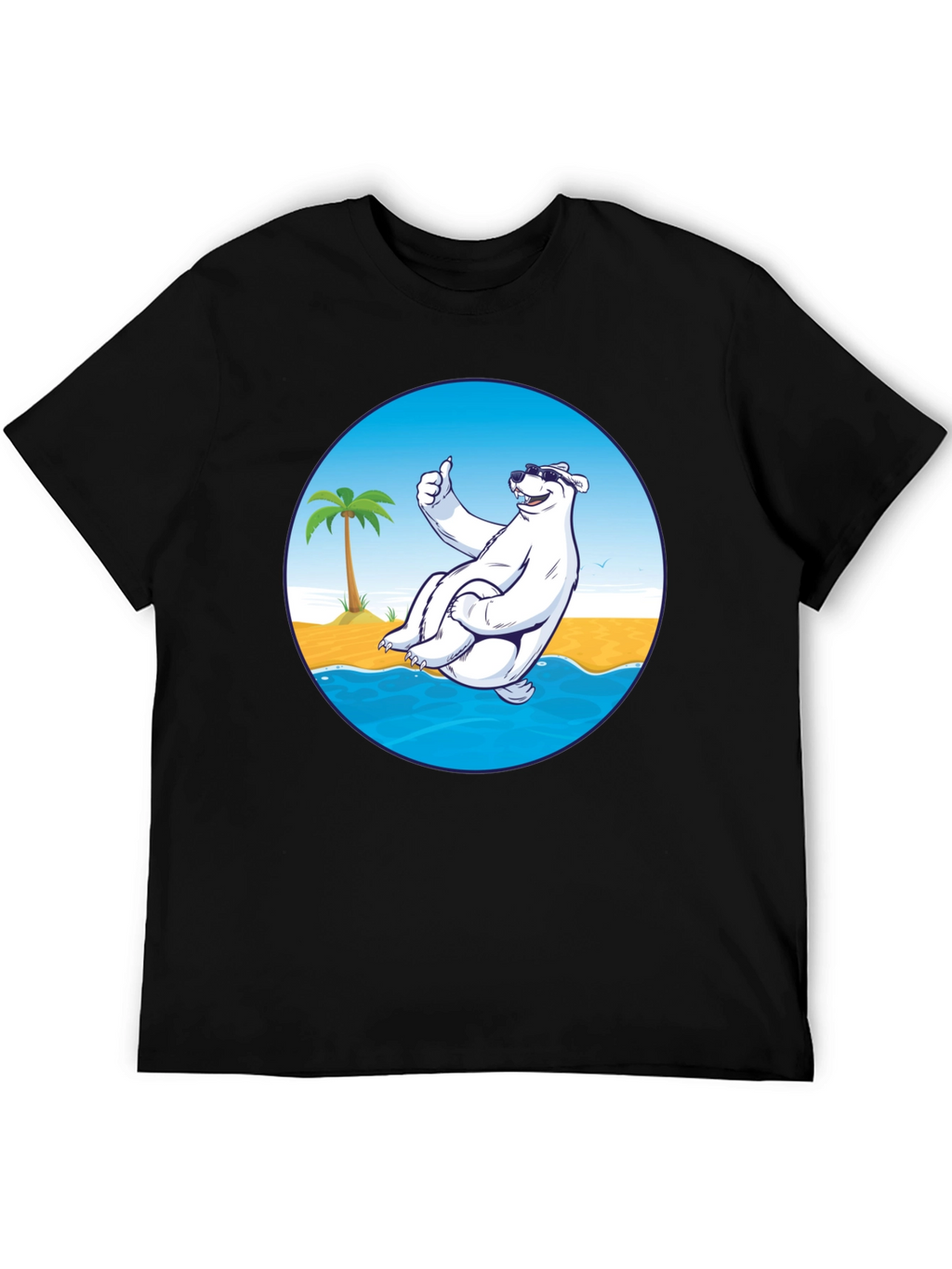 Cool Bear Graphic T-Shirt - Black