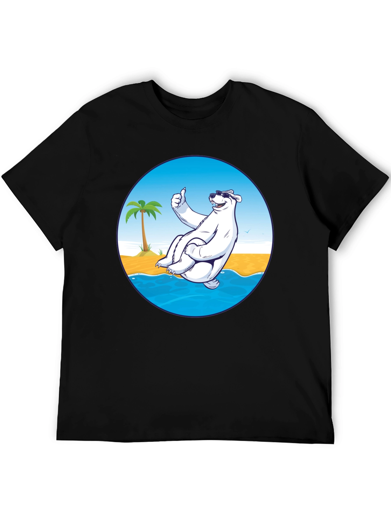 Cool Bear Graphic T-Shirt - Black