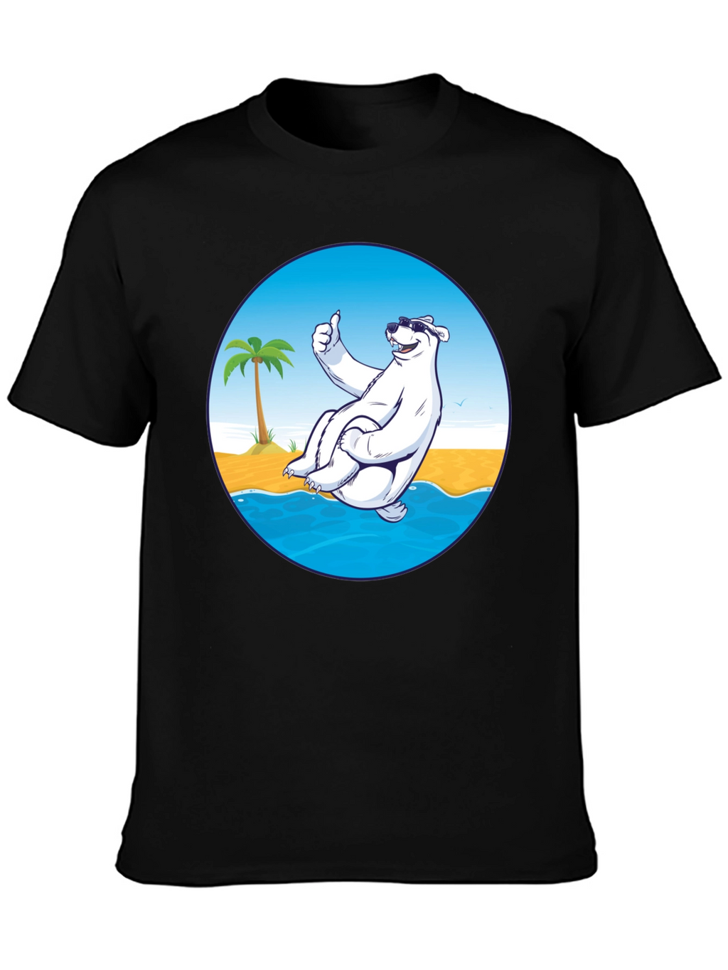 Cool Bear Graphic T-Shirt - Black