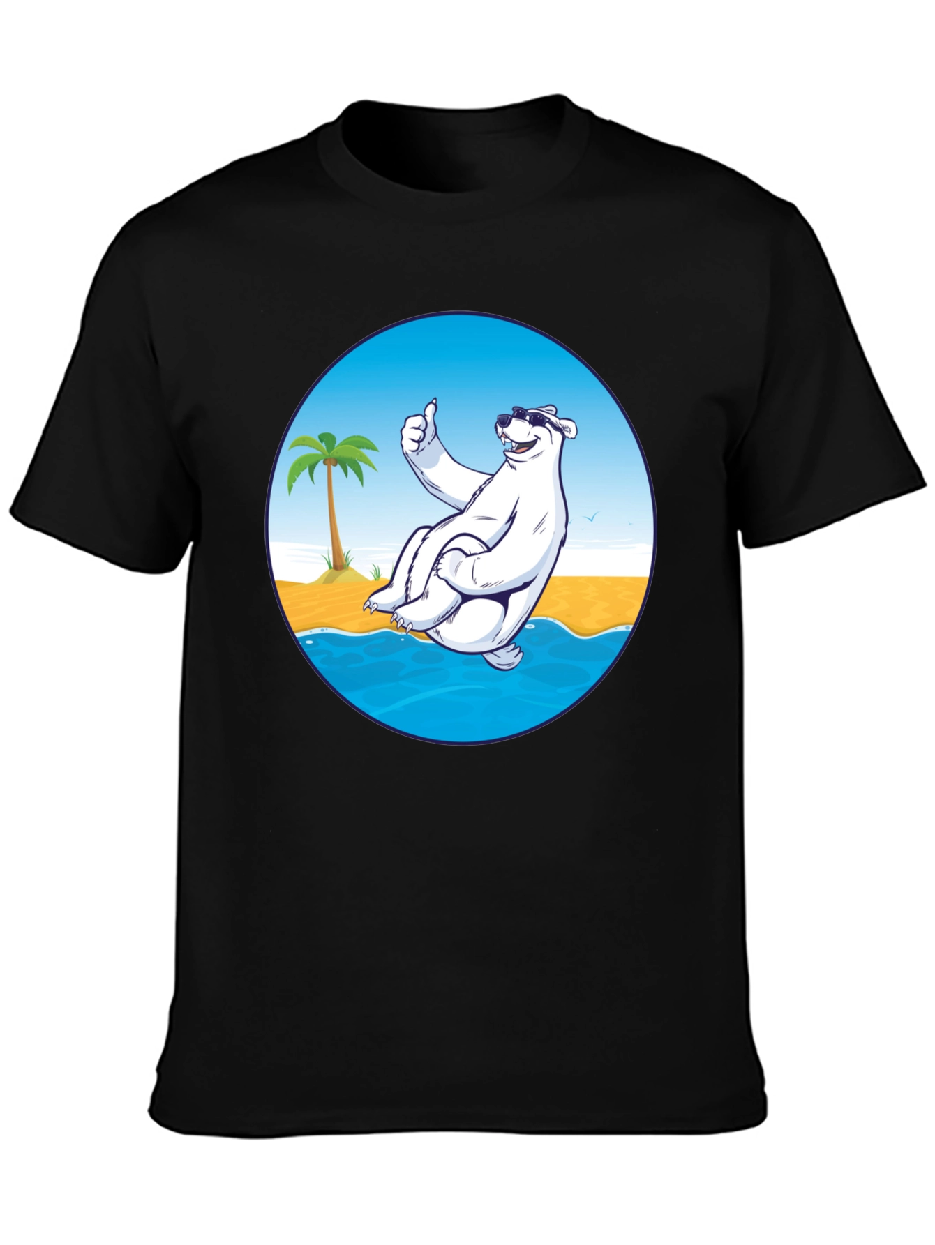 Cool Bear Graphic T-Shirt - Black