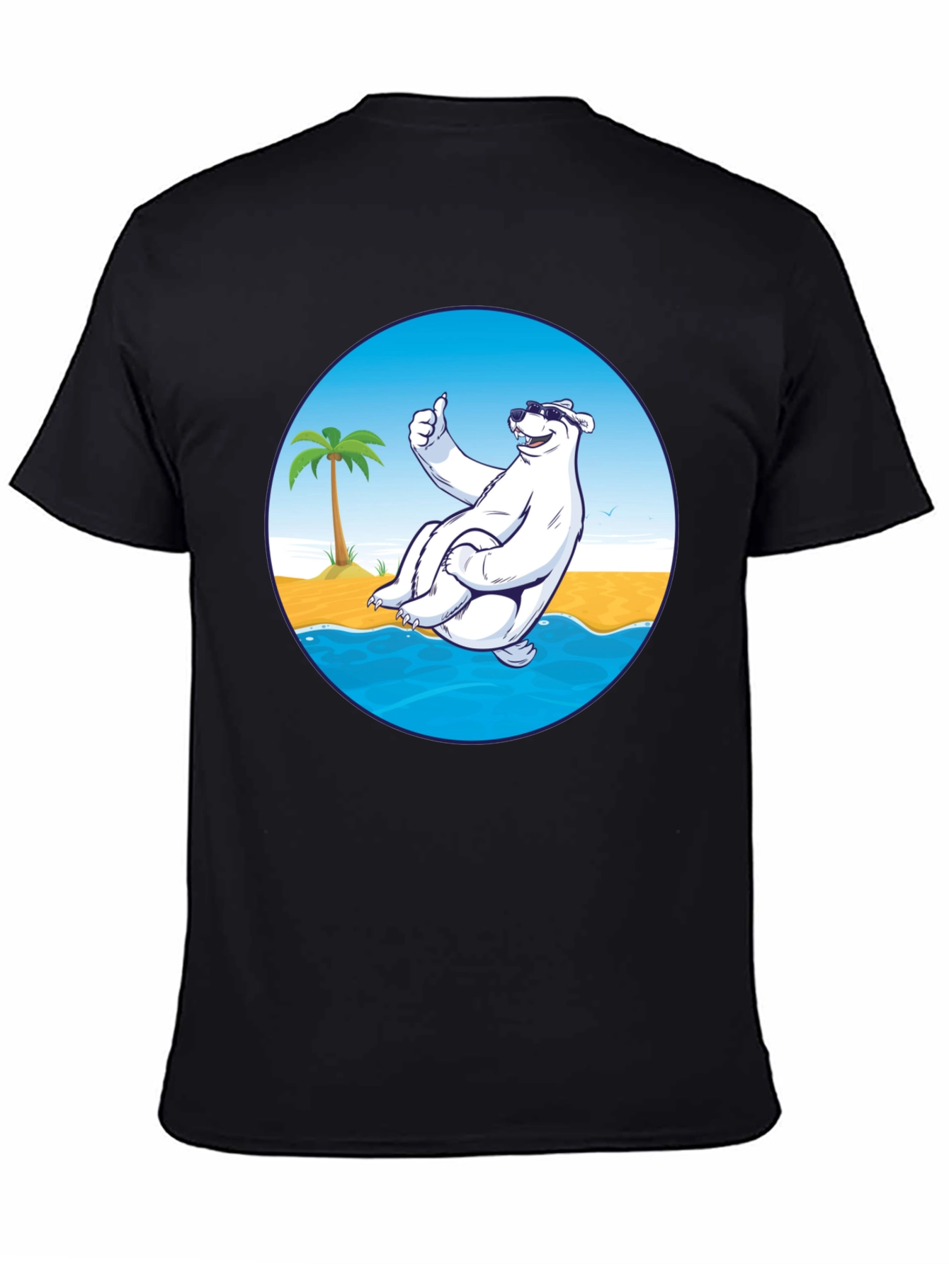 Cool Bear Graphic T-Shirt - Black