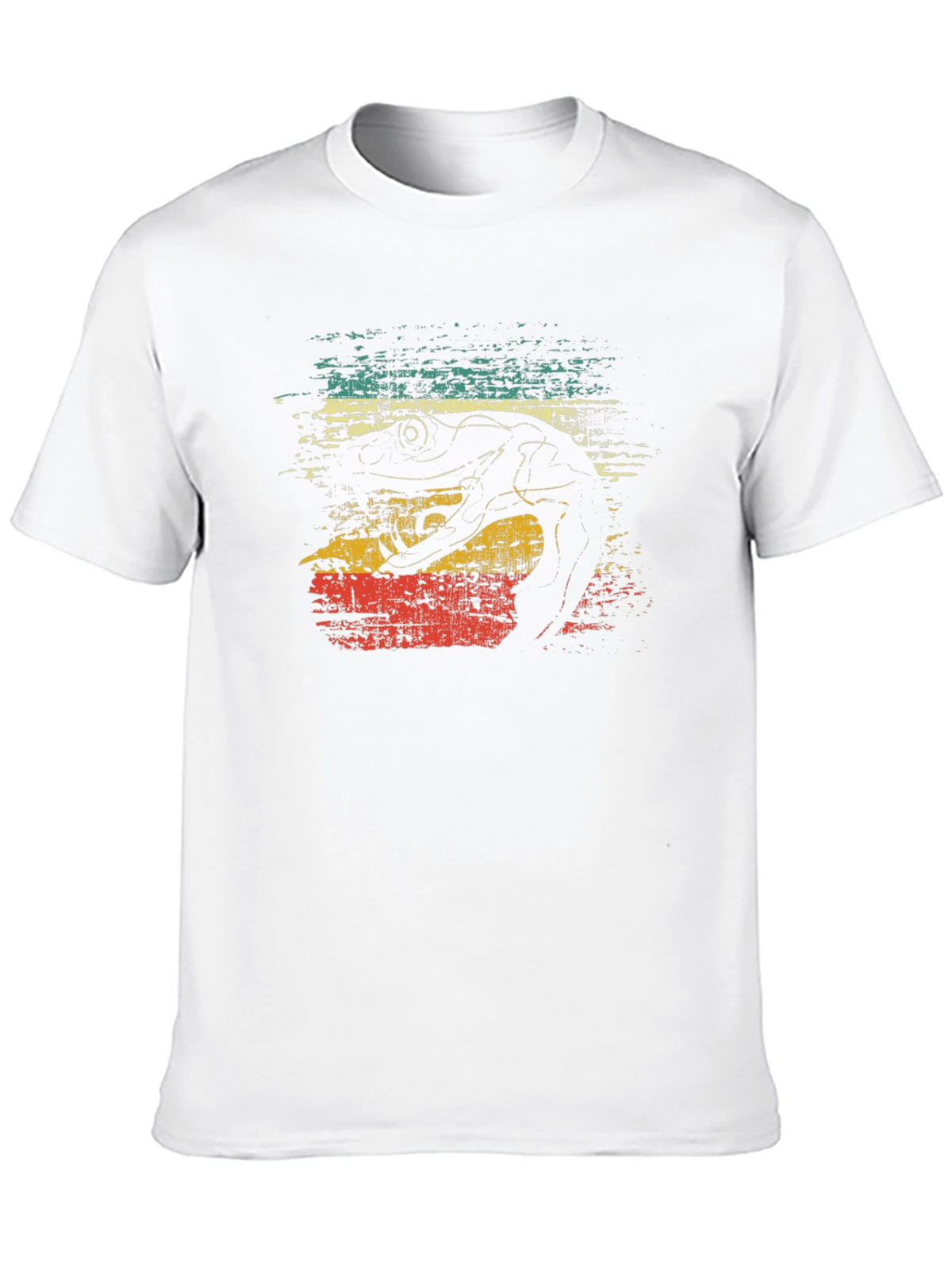 Retro Frog Graphic Tee - Black Short Sleeve T-Shirt
