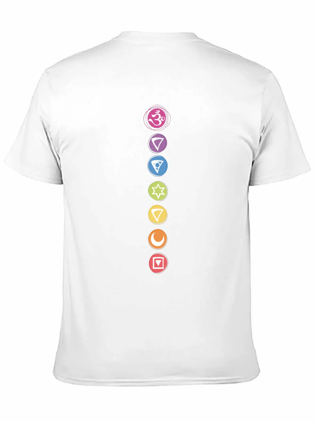 7 Chakras Kundalini Energy Symbols Classic Cotton Tee – Unisex Comfort For Any Season