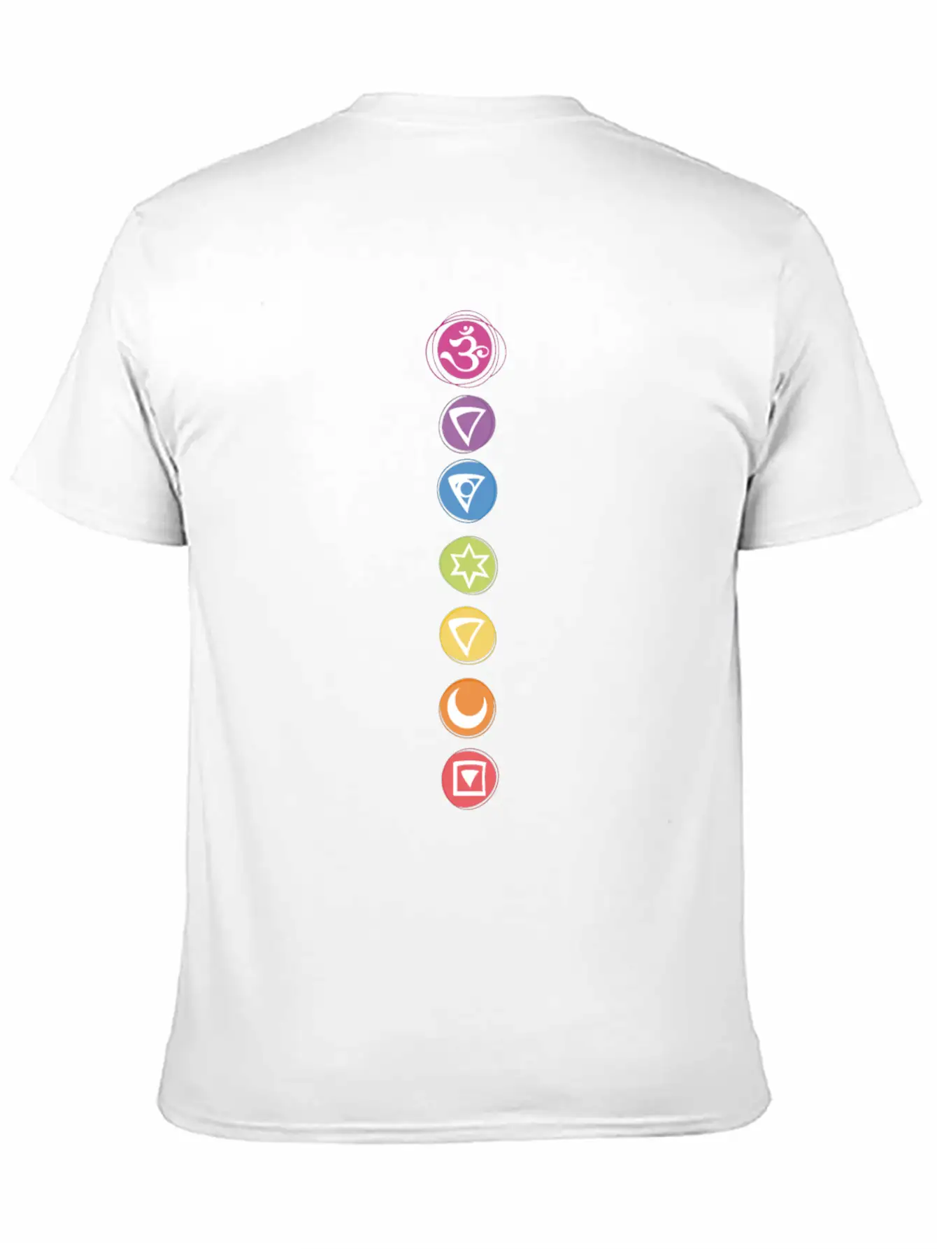7 Chakras Kundalini Energy Symbols Classic Cotton Tee – Unisex Comfort For Any Season