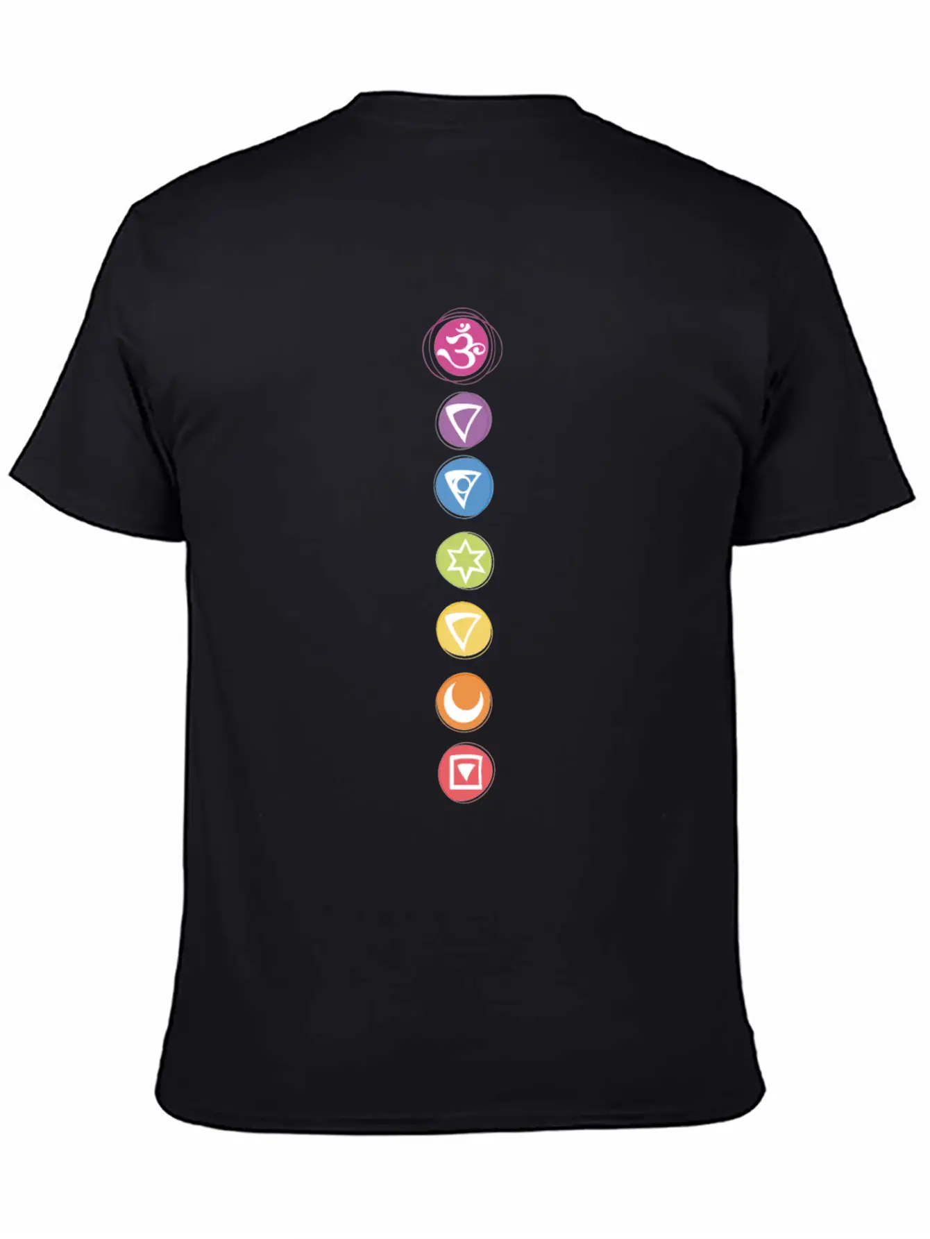7 Chakras Kundalini Energy Symbols Classic Cotton Tee – Unisex Comfort For Any Season