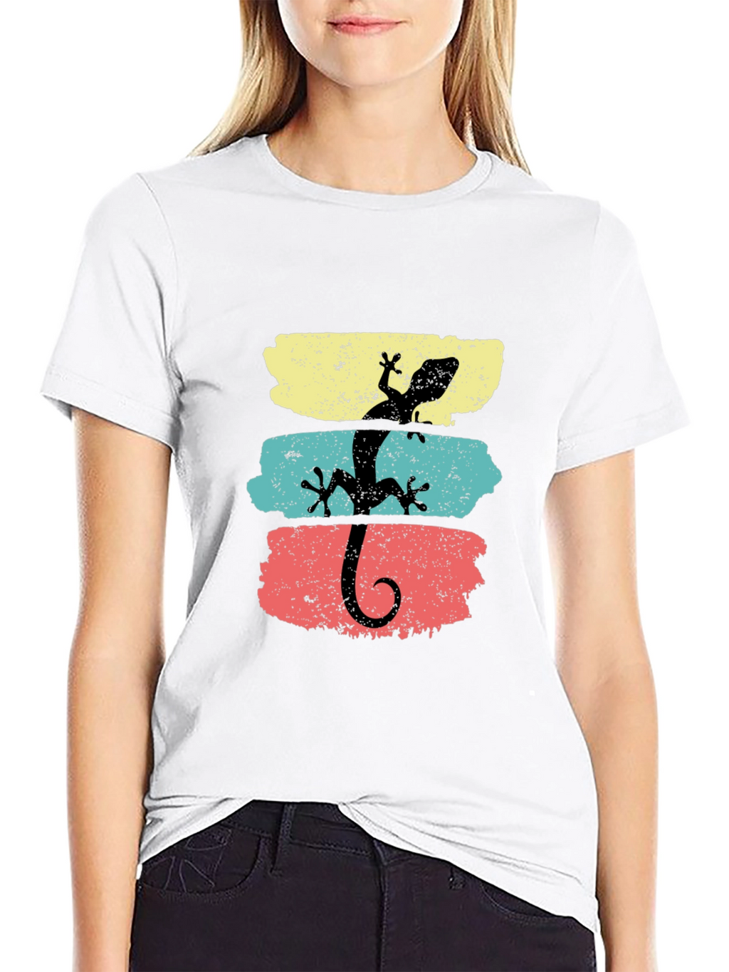 Retro Lizard Graphic T-Shirt - Cool Animal Tee