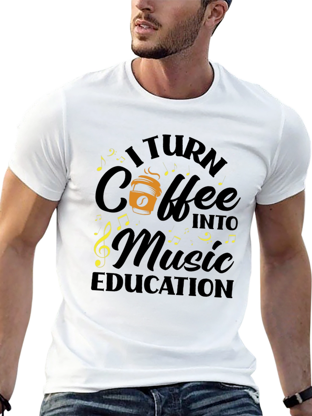 Coffee Music Education Tee
