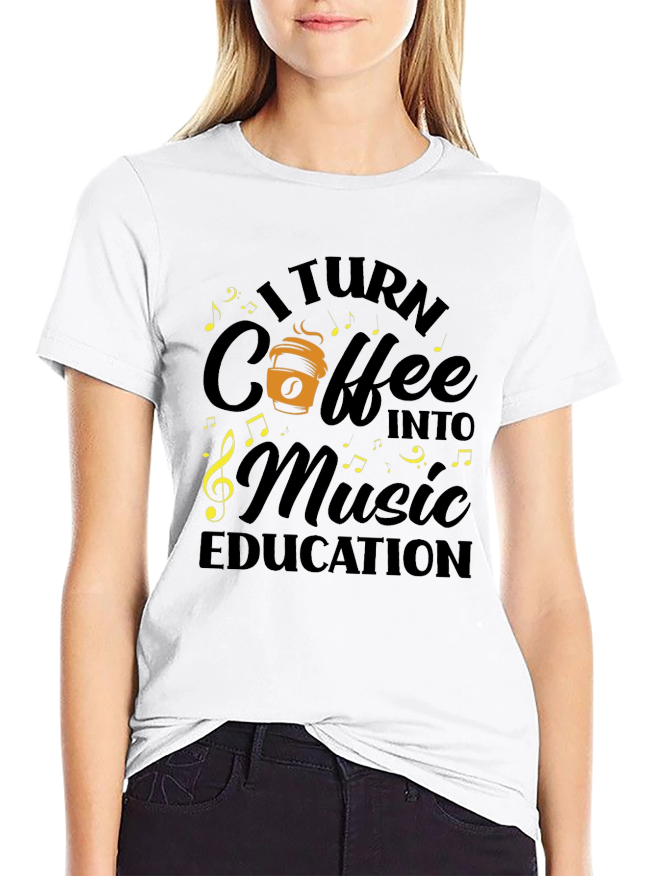 Coffee Music Education Tee
