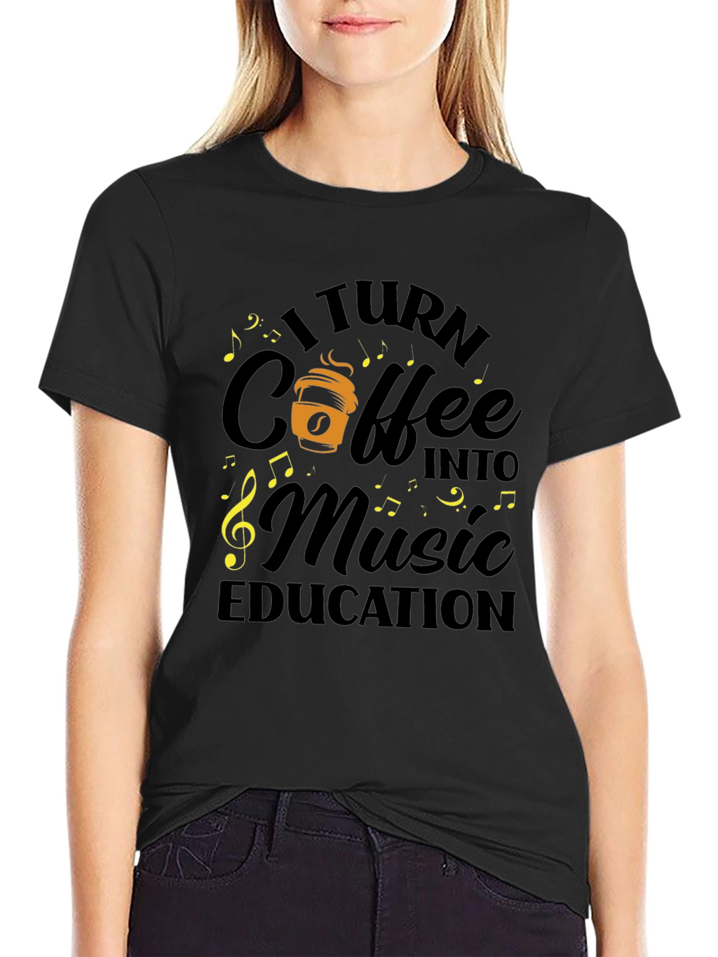 Coffee Music Education Tee