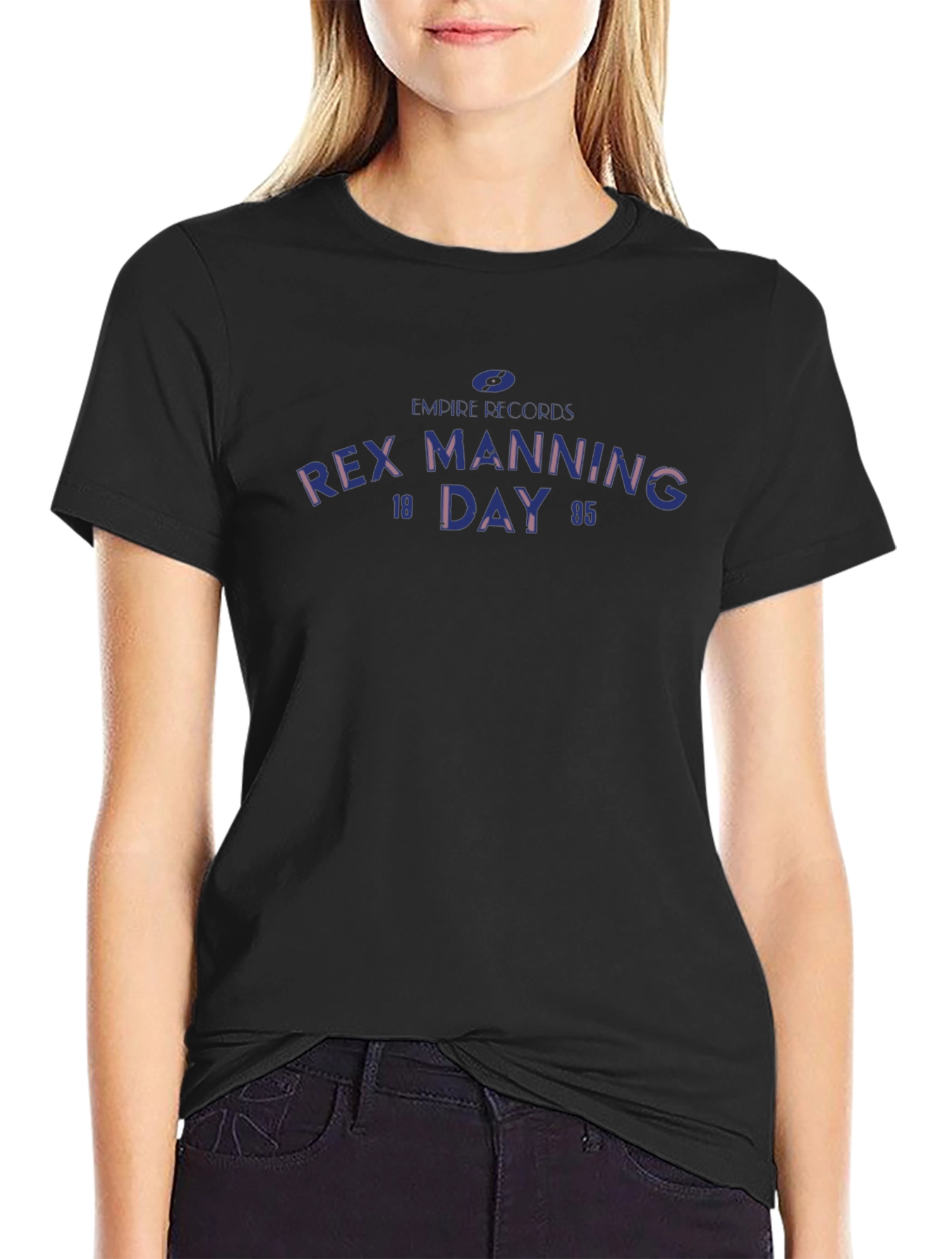 Empire Records Rex Manning Day Black T-Shirt