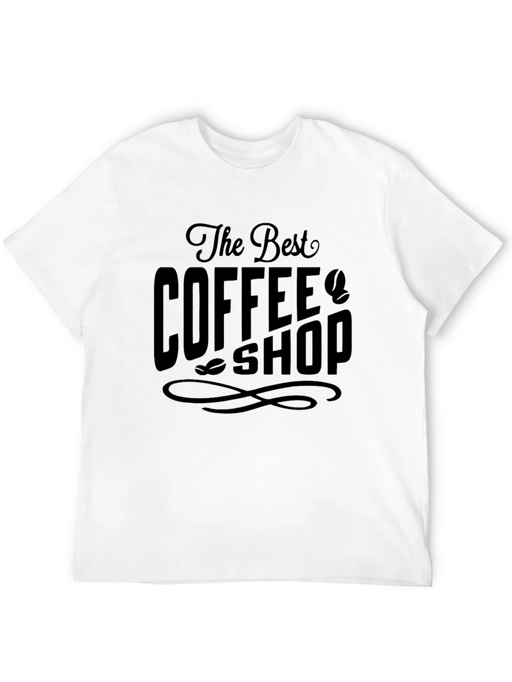 The Best Coffee Shop Black Graphic T-Shirt