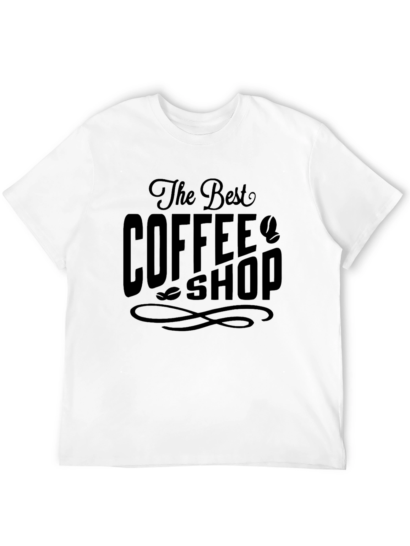 The Best Coffee Shop Black Graphic T-Shirt