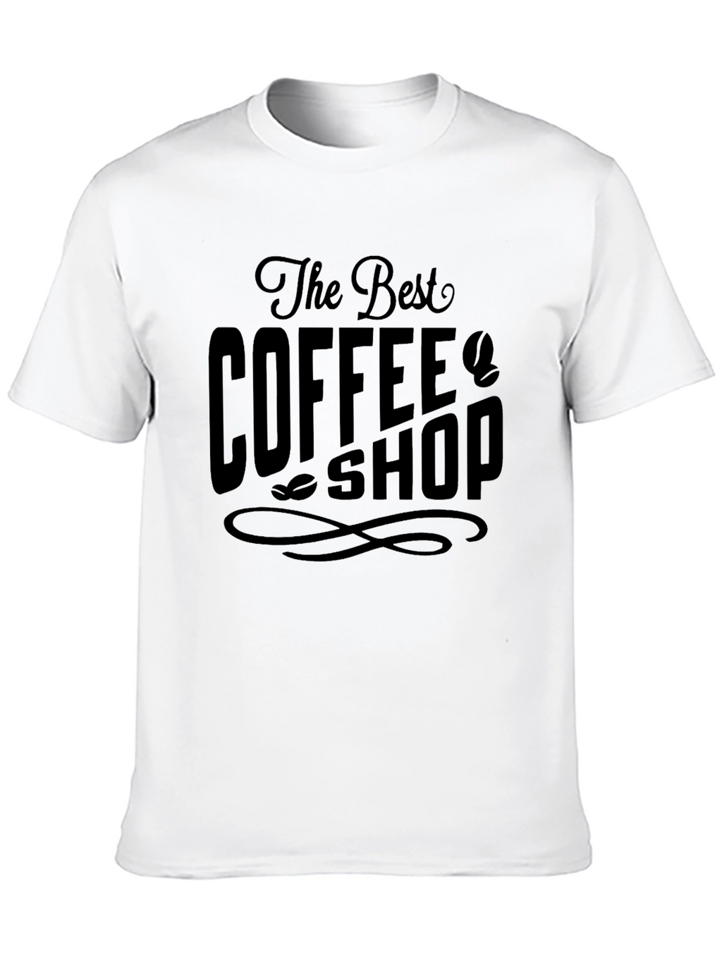 The Best Coffee Shop Black Graphic T-Shirt
