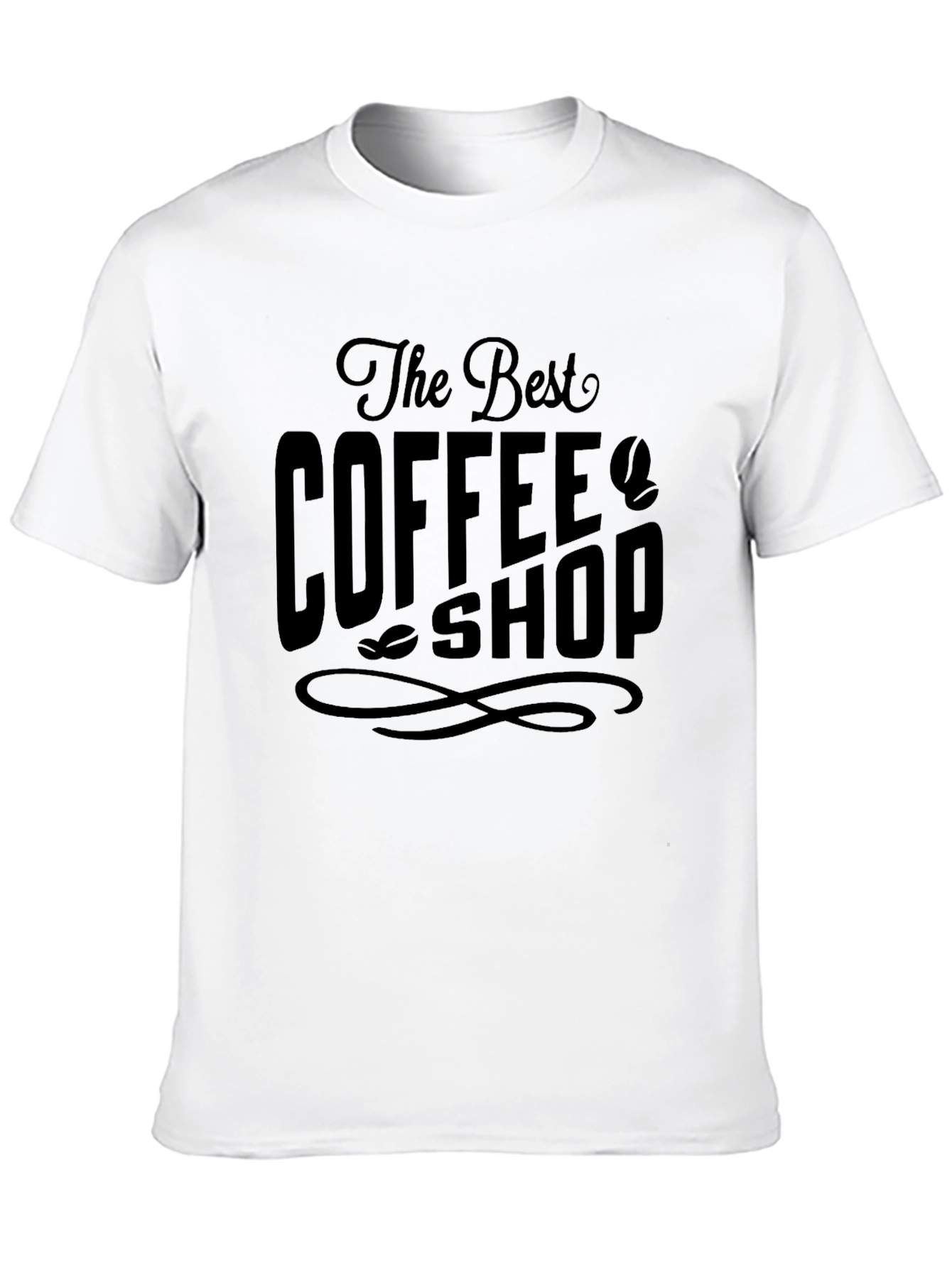 The Best Coffee Shop Black Graphic T-Shirt