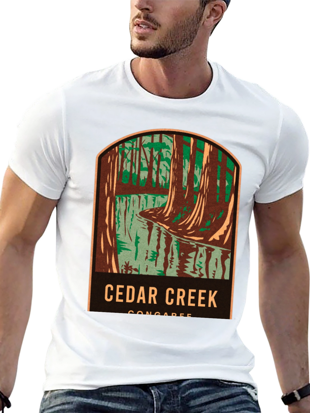 Cedar Creek T-Shirt Black