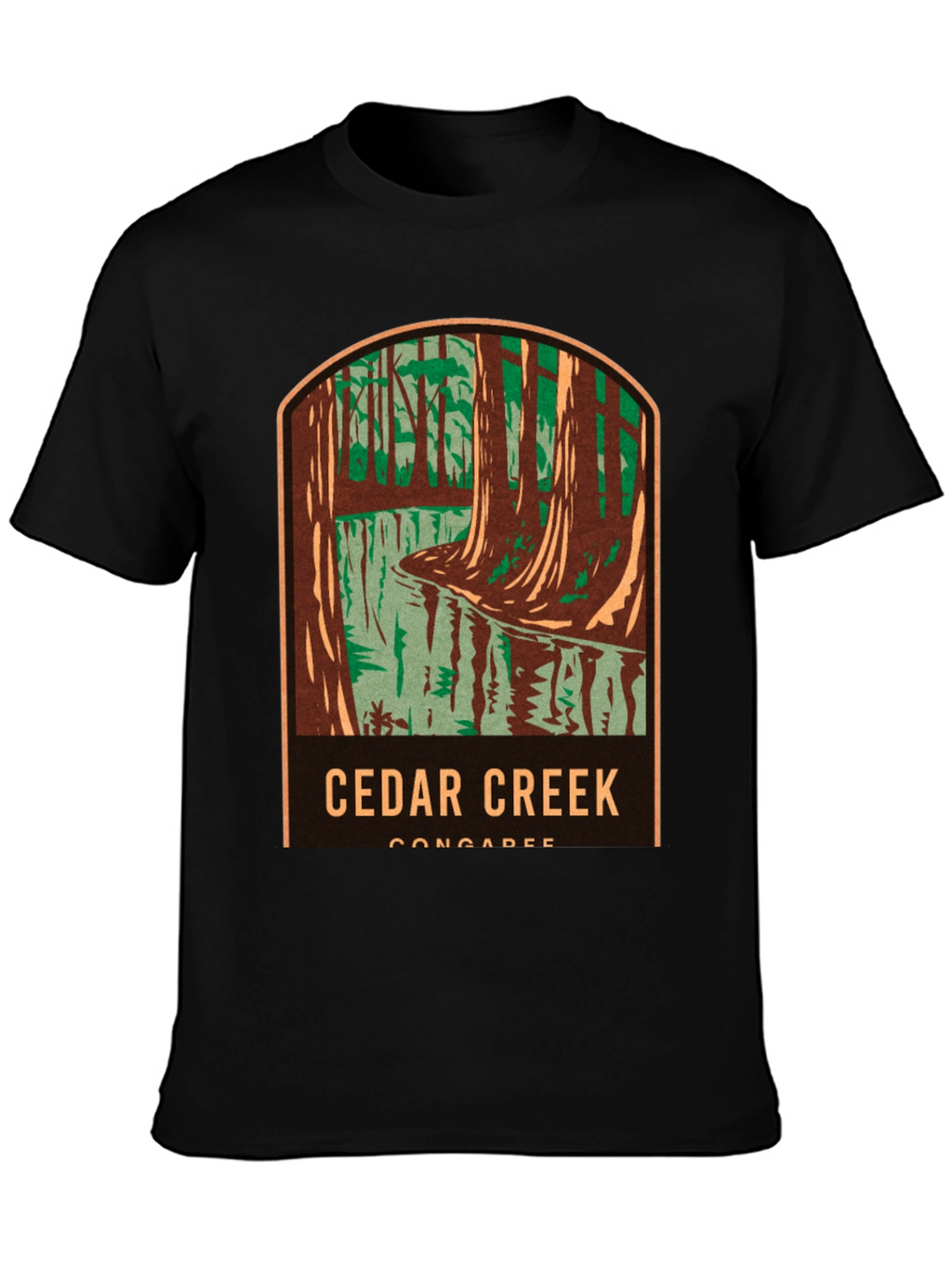 Cedar Creek T-Shirt Black