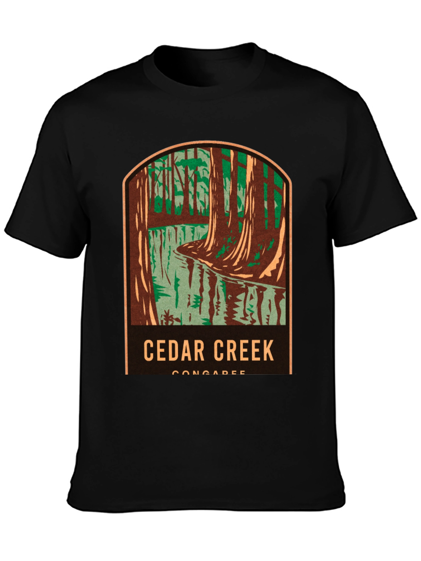 Cedar Creek T-Shirt Black