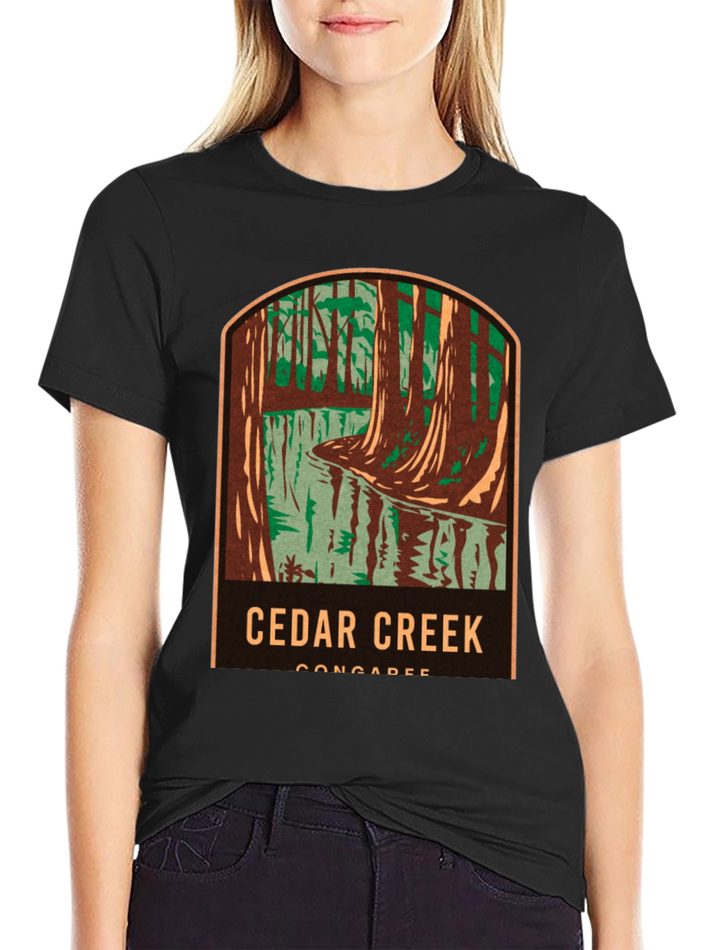 Cedar Creek T-Shirt Black
