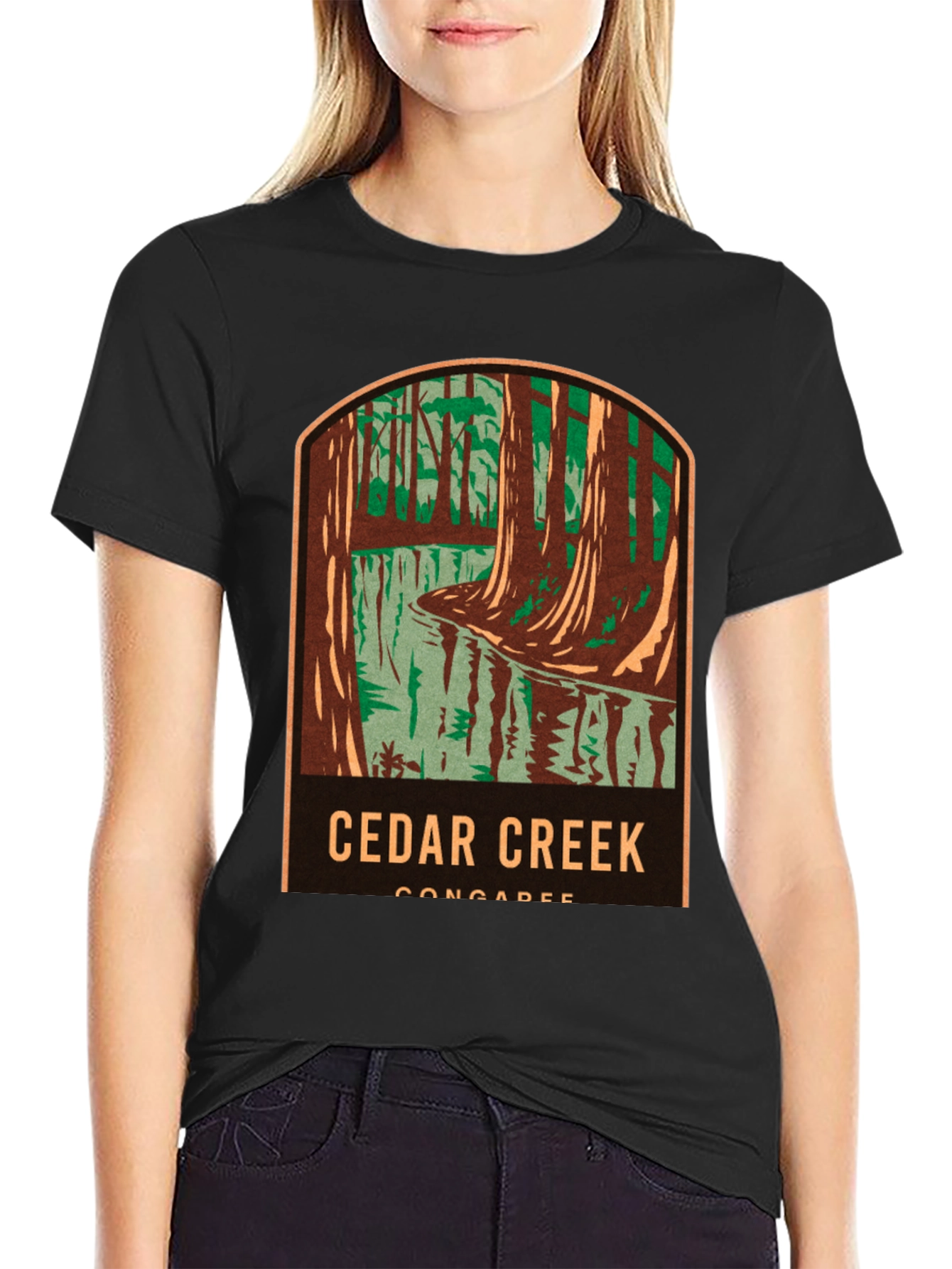 Cedar Creek T-Shirt Black