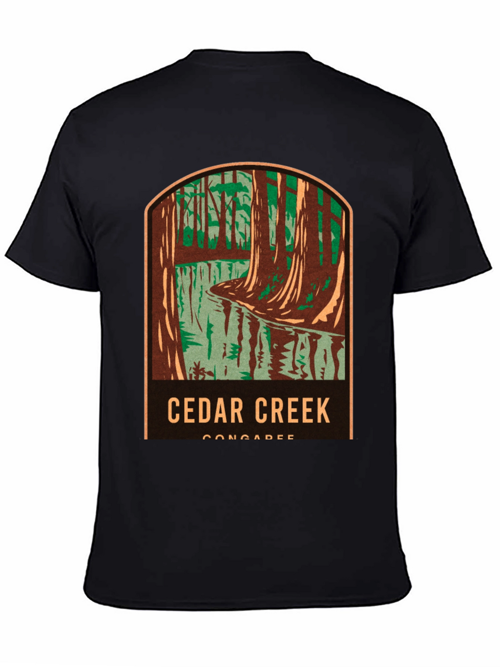 Cedar Creek T-Shirt Black