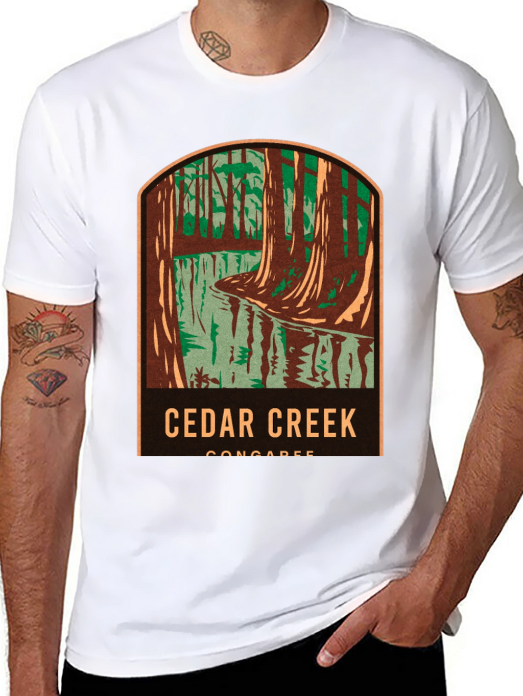 Cedar Creek T-Shirt Black