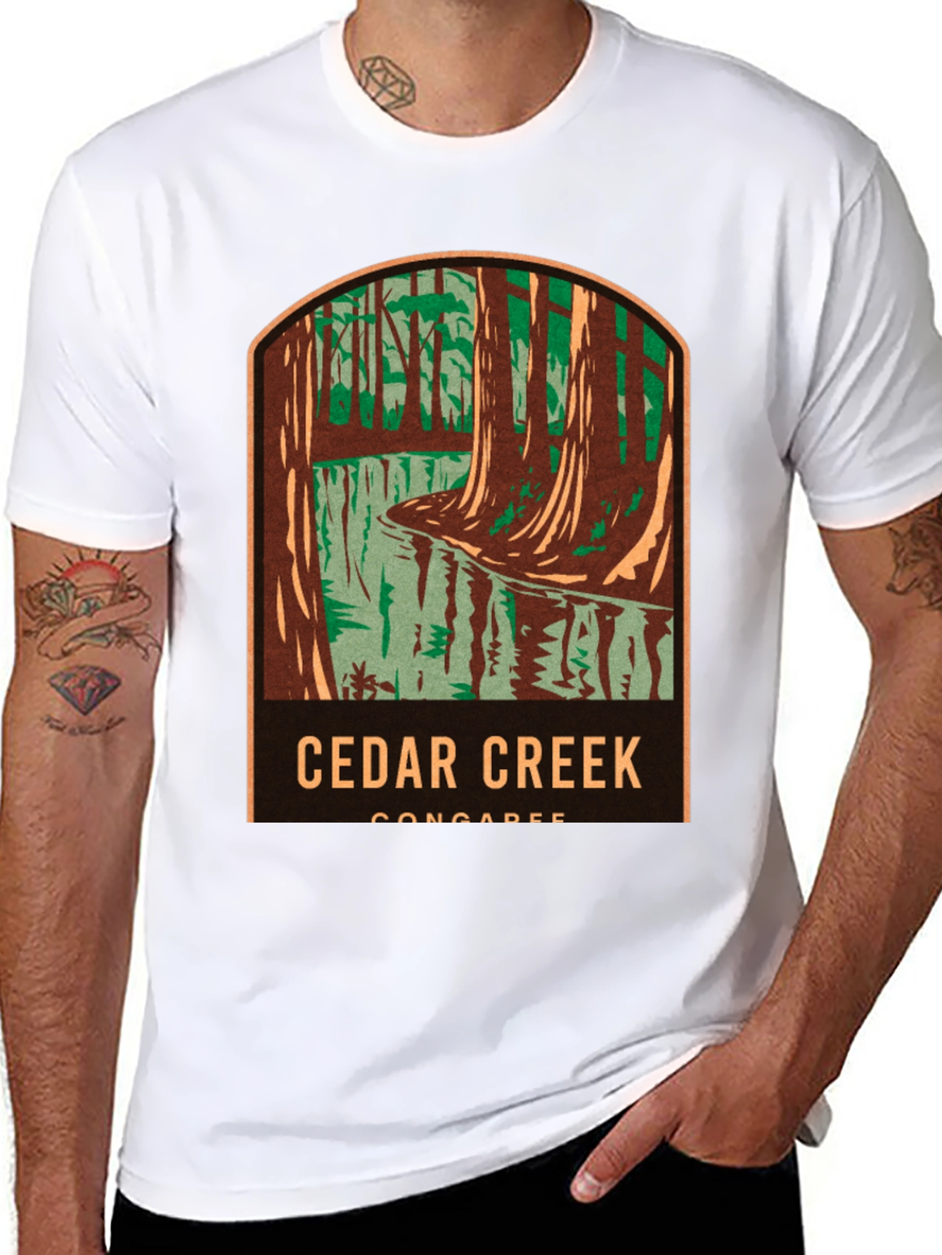 Cedar Creek T-Shirt Black