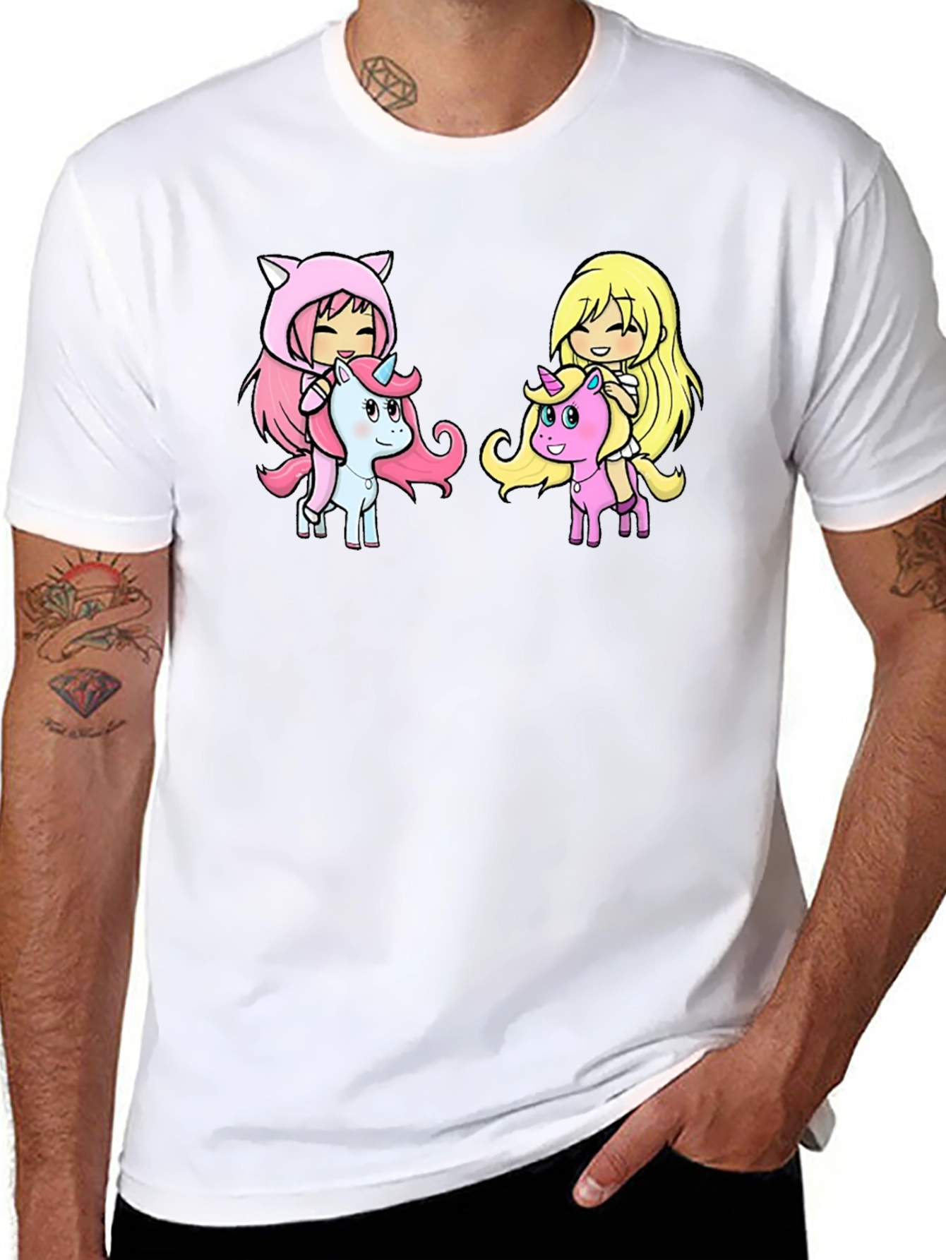 Cartoon Unicorn T-Shirt