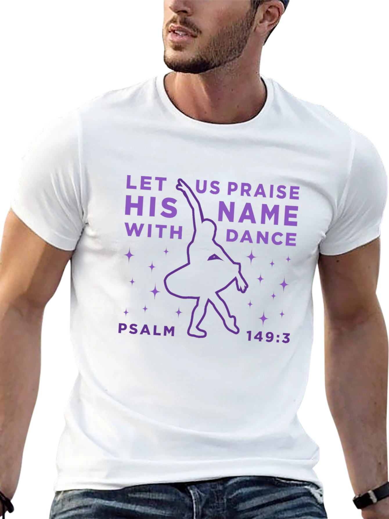Let Us Praise His Name With Dance Graphic Tee