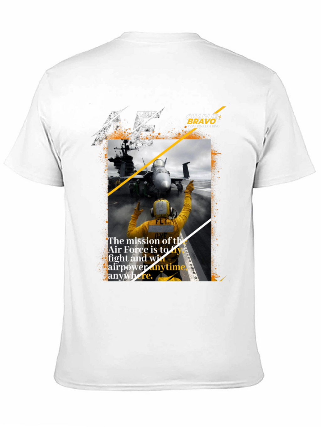 Air Force Mission Black Graphic Tee