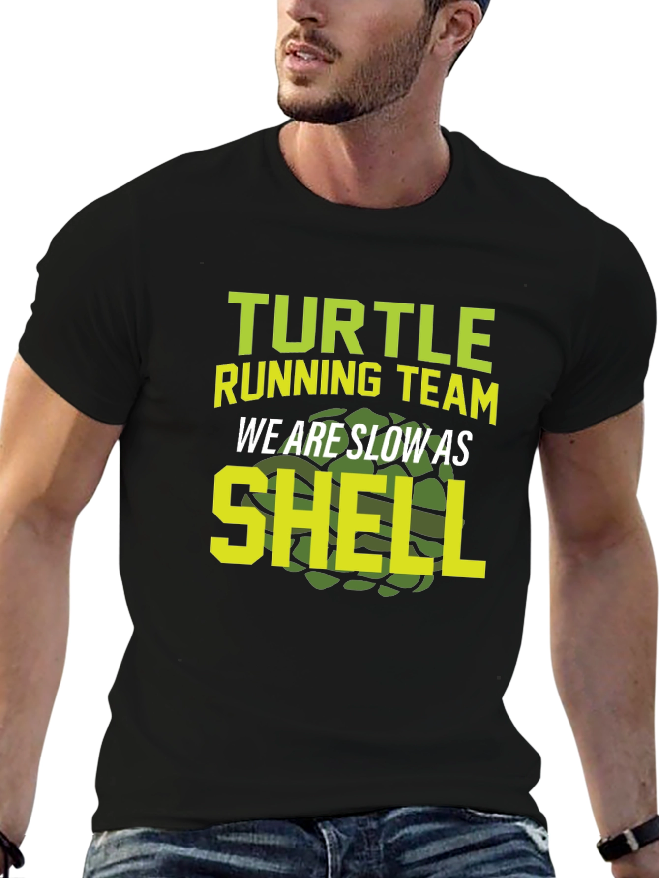 Turtle Running Team T-Shirt - Slow As Shell