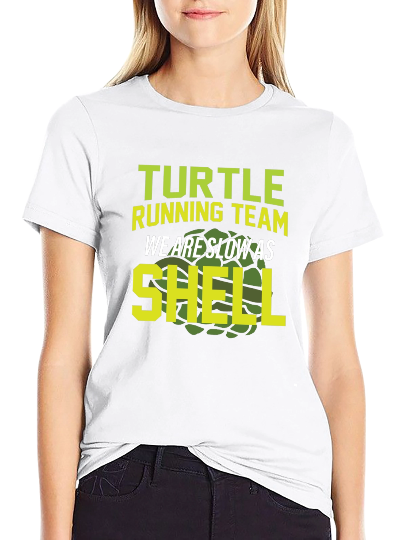 Turtle Running Team T-Shirt - Slow As Shell