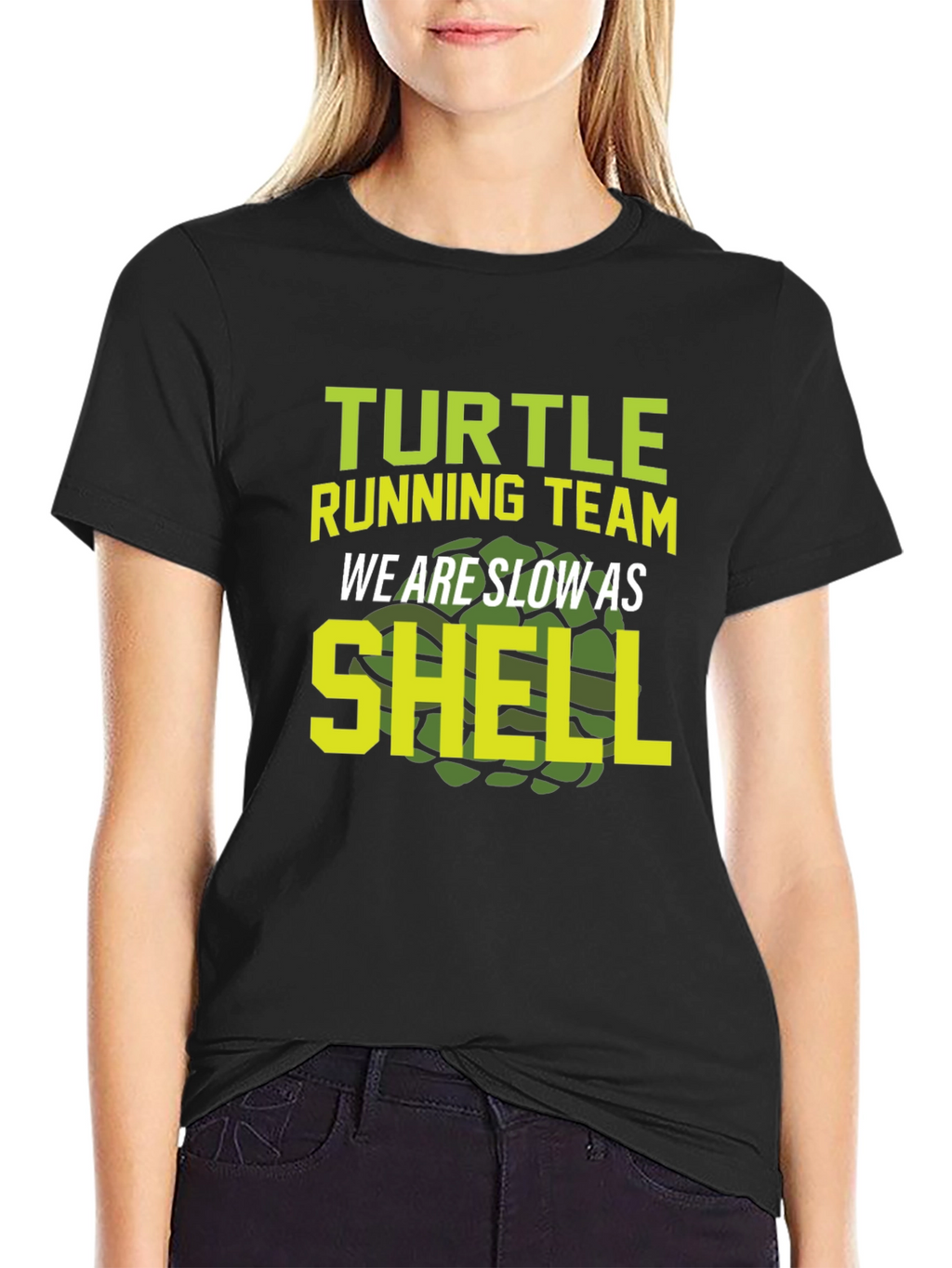 Turtle Running Team T-Shirt - Slow As Shell
