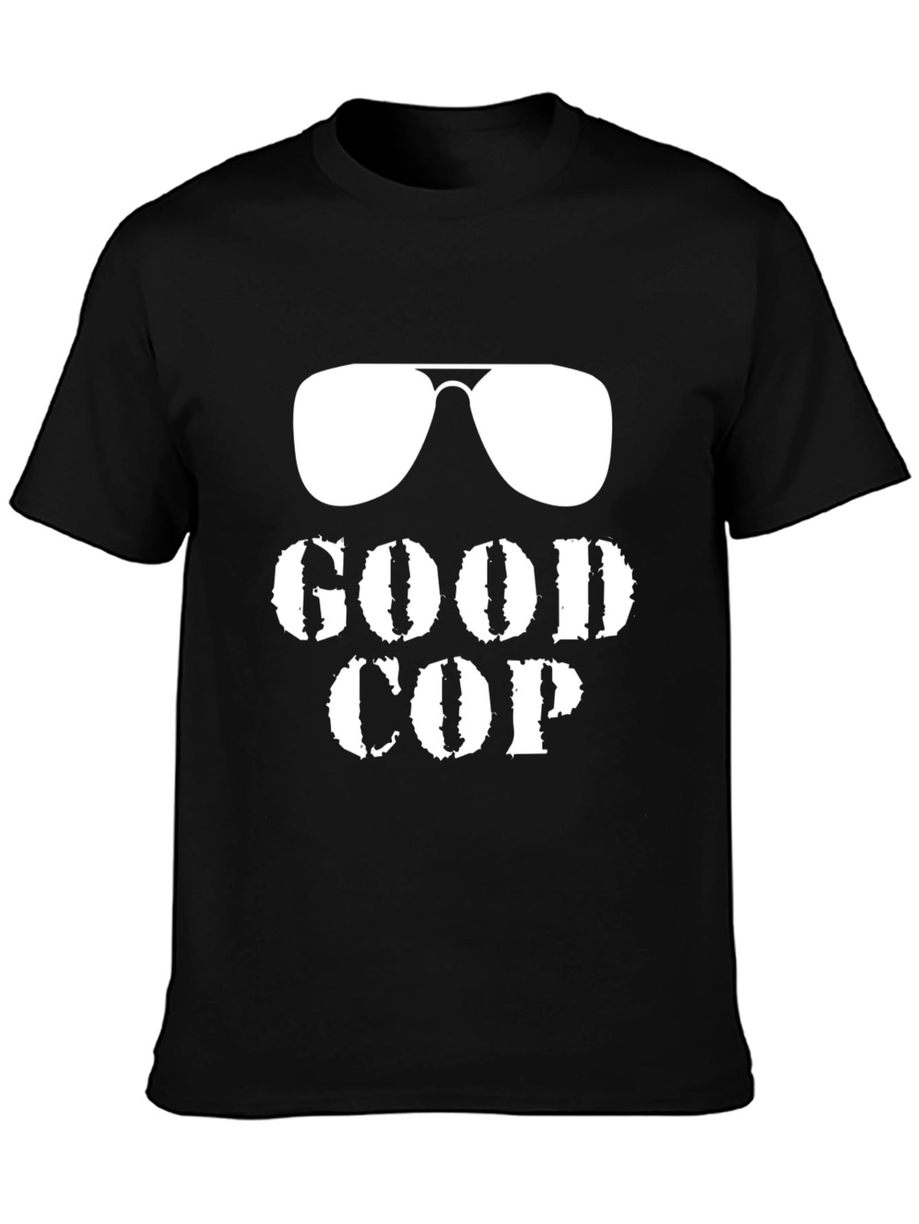 Good Cop T-Shirt Funny Sunglasses Design Tee
