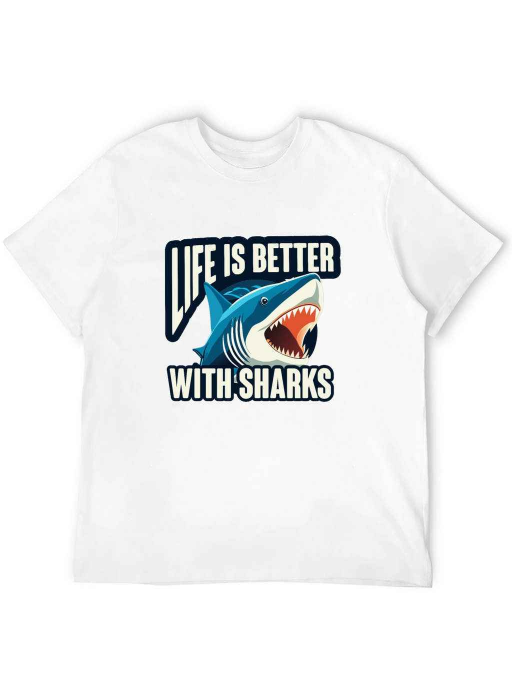 Life is Better with Sharks Graphic Tee