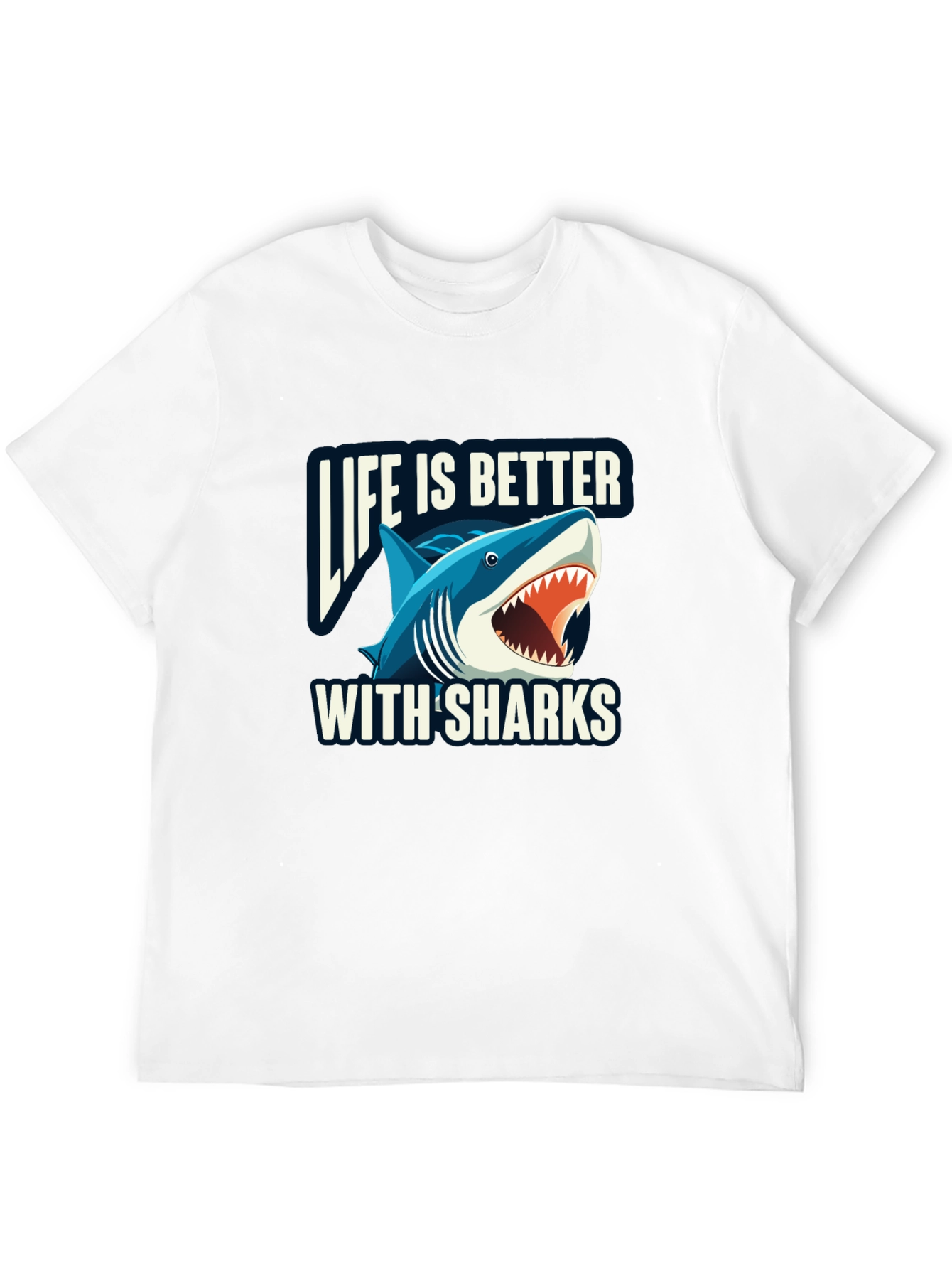 Life is Better with Sharks Graphic Tee