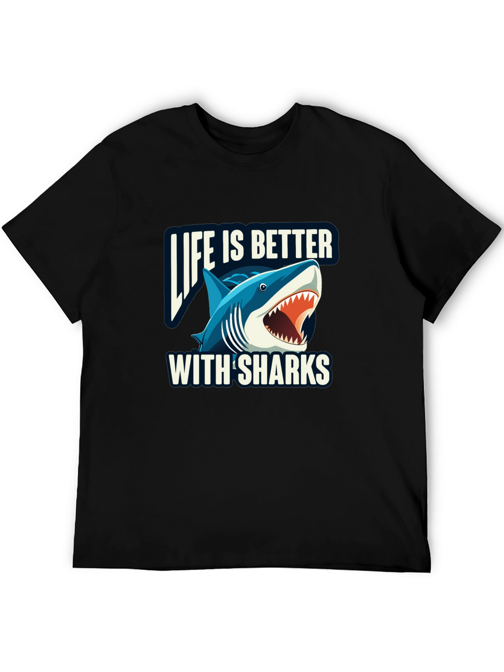 Life is Better with Sharks Graphic Tee