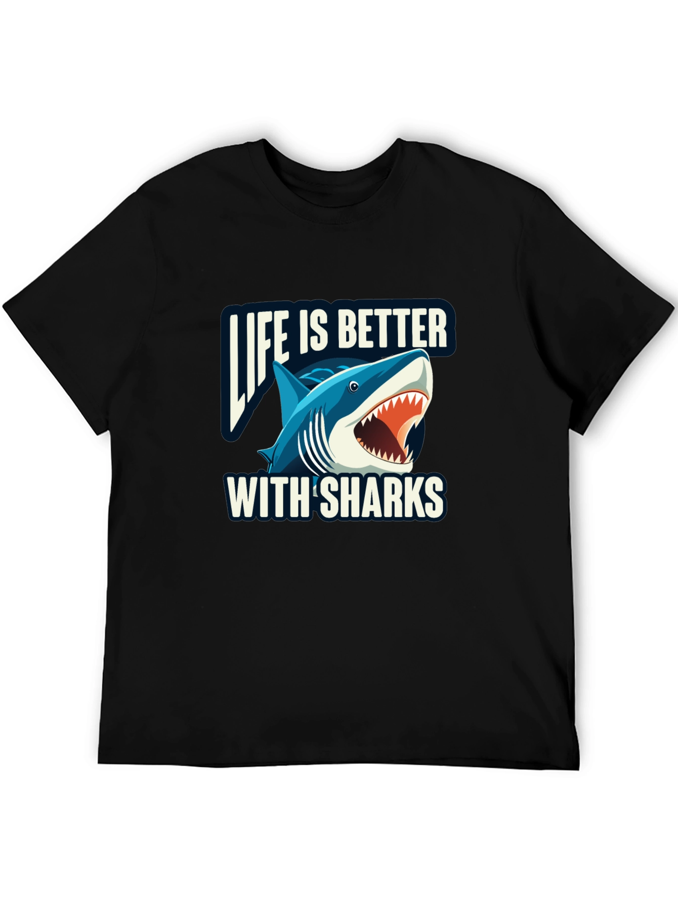 Life is Better with Sharks Graphic Tee