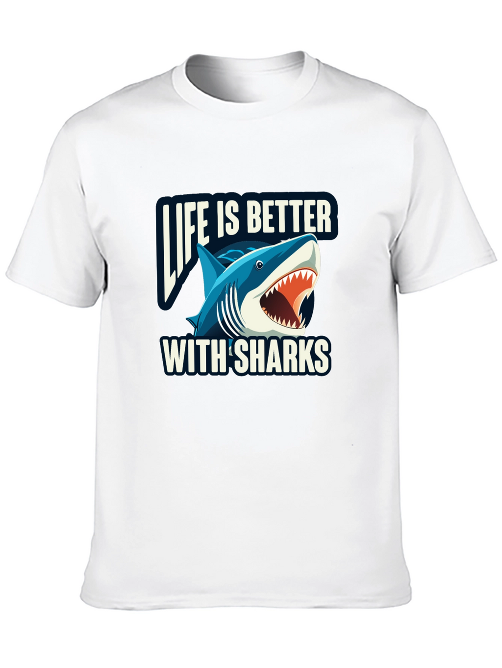 Life is Better with Sharks Graphic Tee