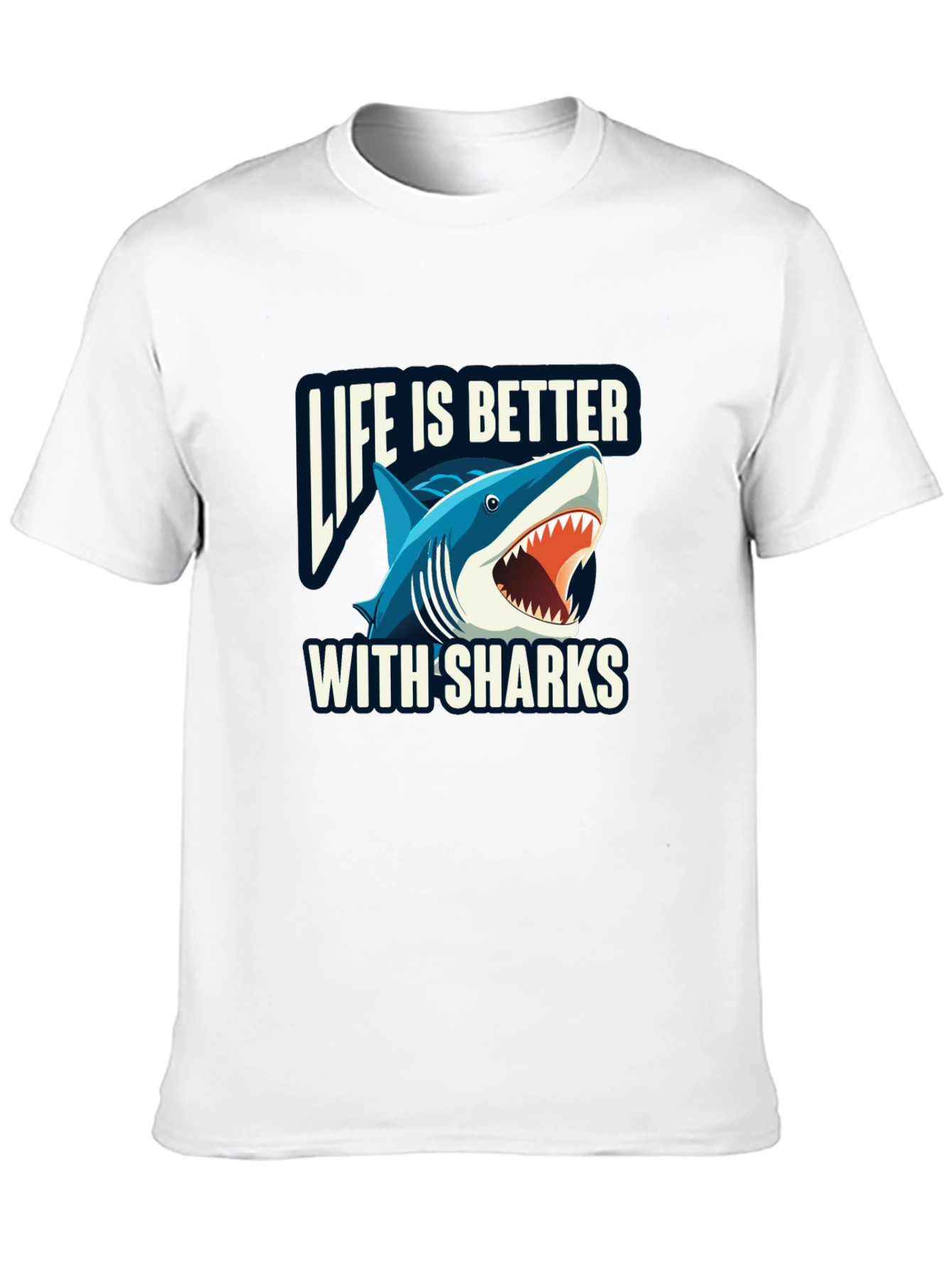 Life is Better with Sharks Graphic Tee