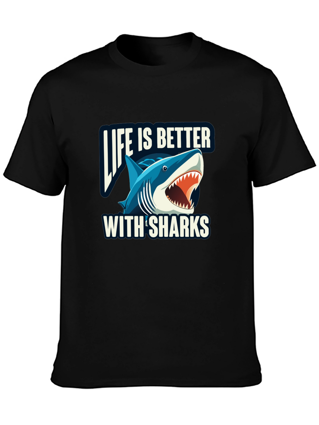 Life is Better with Sharks Graphic Tee