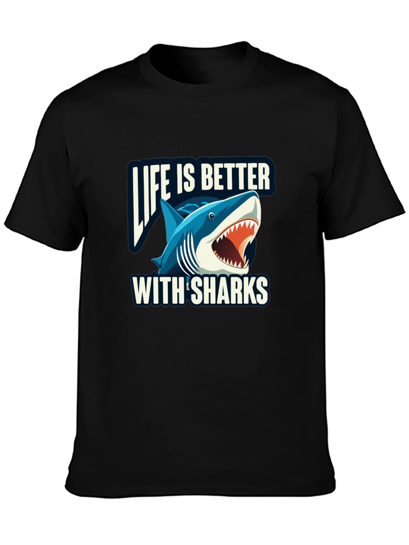 Life is Better with Sharks Graphic Tee