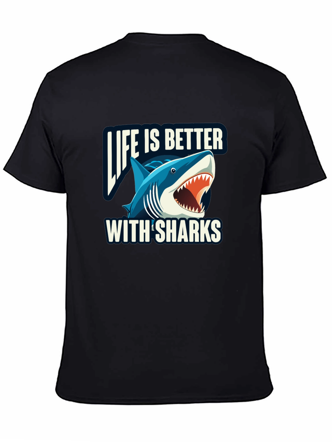 Life is Better with Sharks Graphic Tee